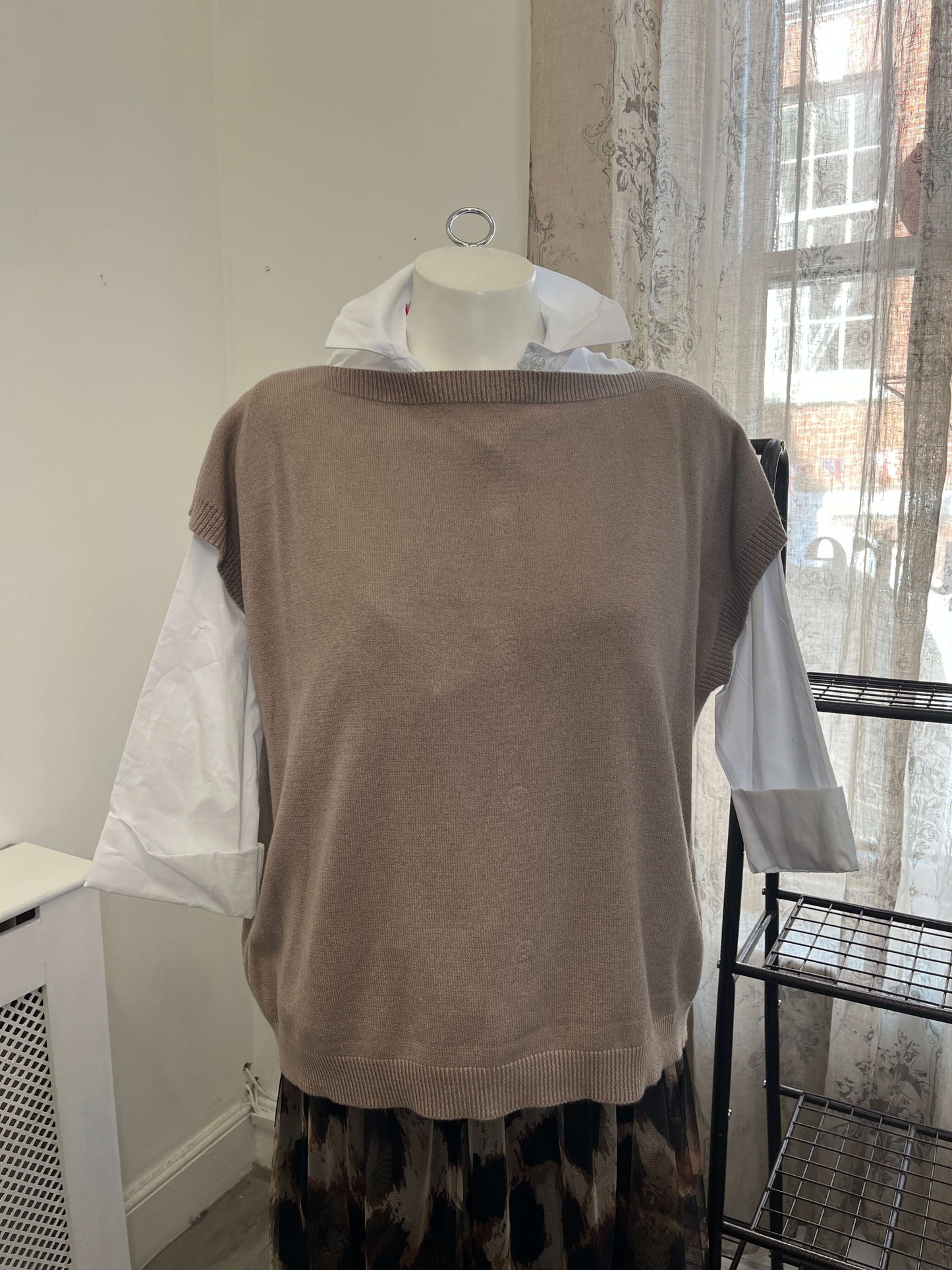 Button Back Tabard & Shirt Set