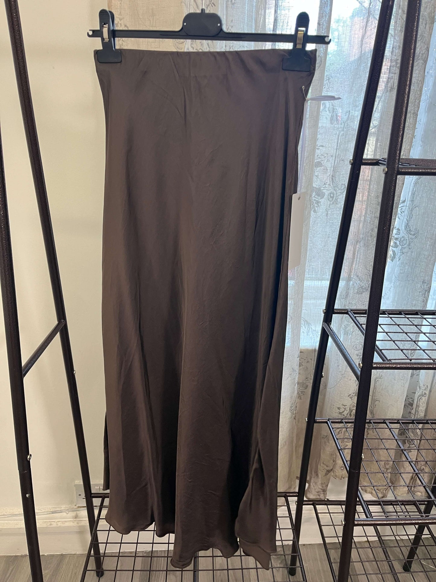 Bianca Satin Bias Maxi Skirt