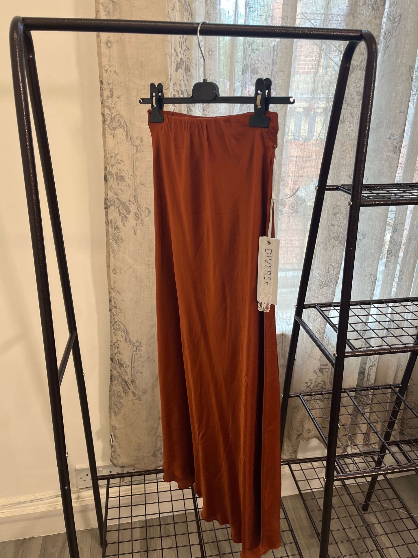 Bianca Satin Bias Maxi Skirt