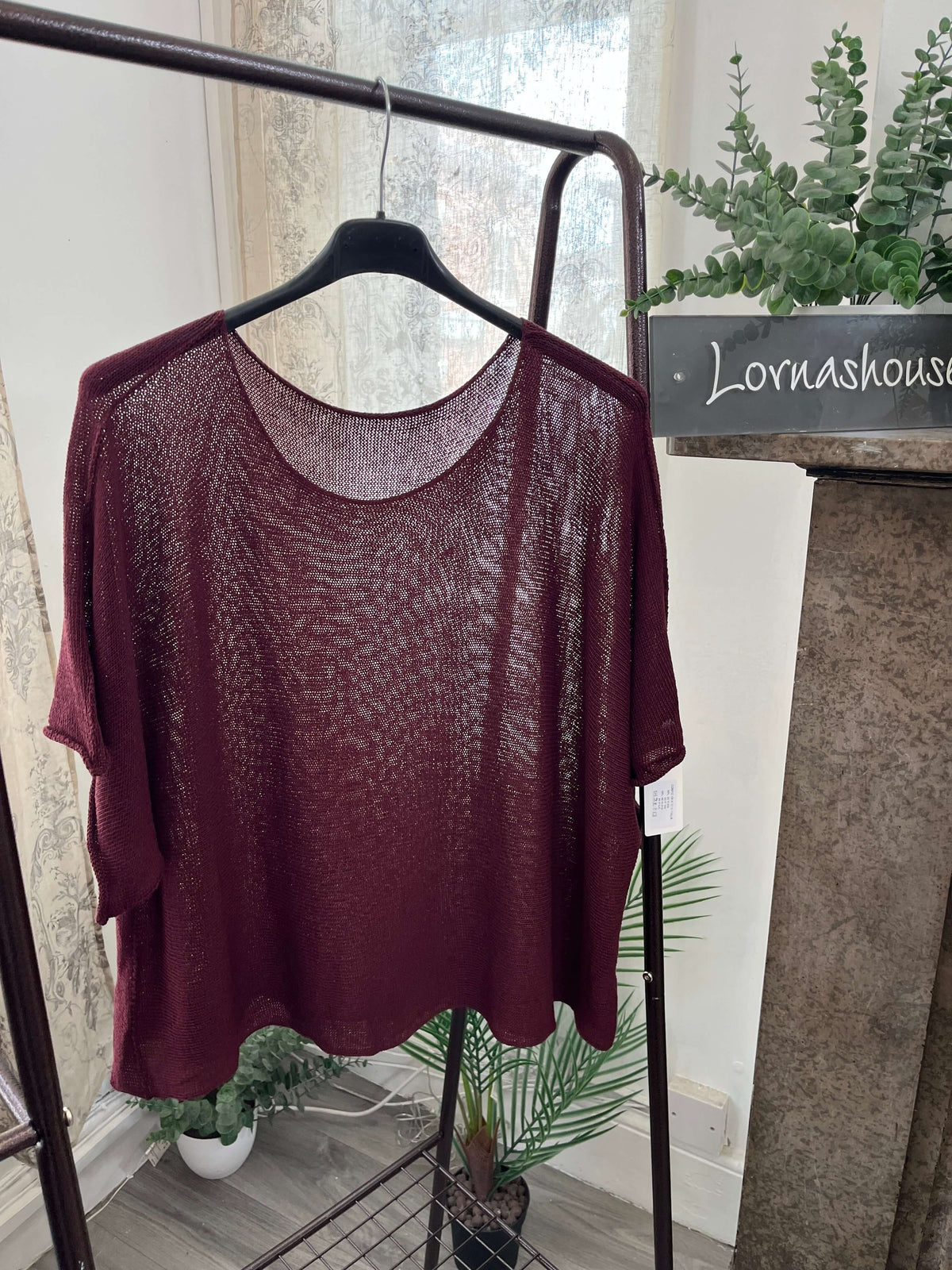 Torzi-Jane Boxy Swing Woven Knit Jumper