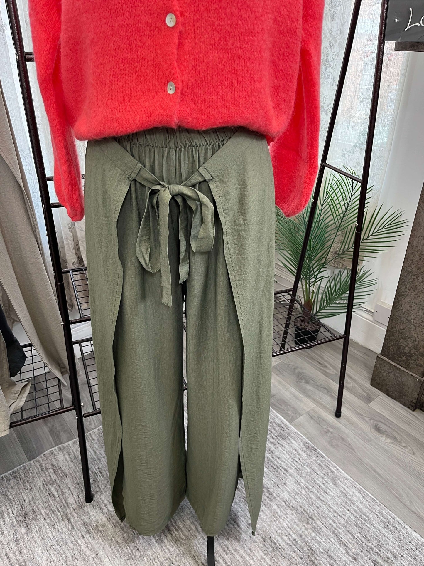 Noelle Wrap Front Trousers