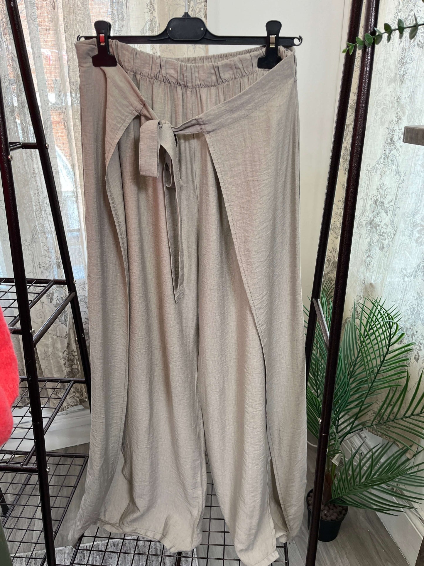 Noelle Wrap Front Trousers
