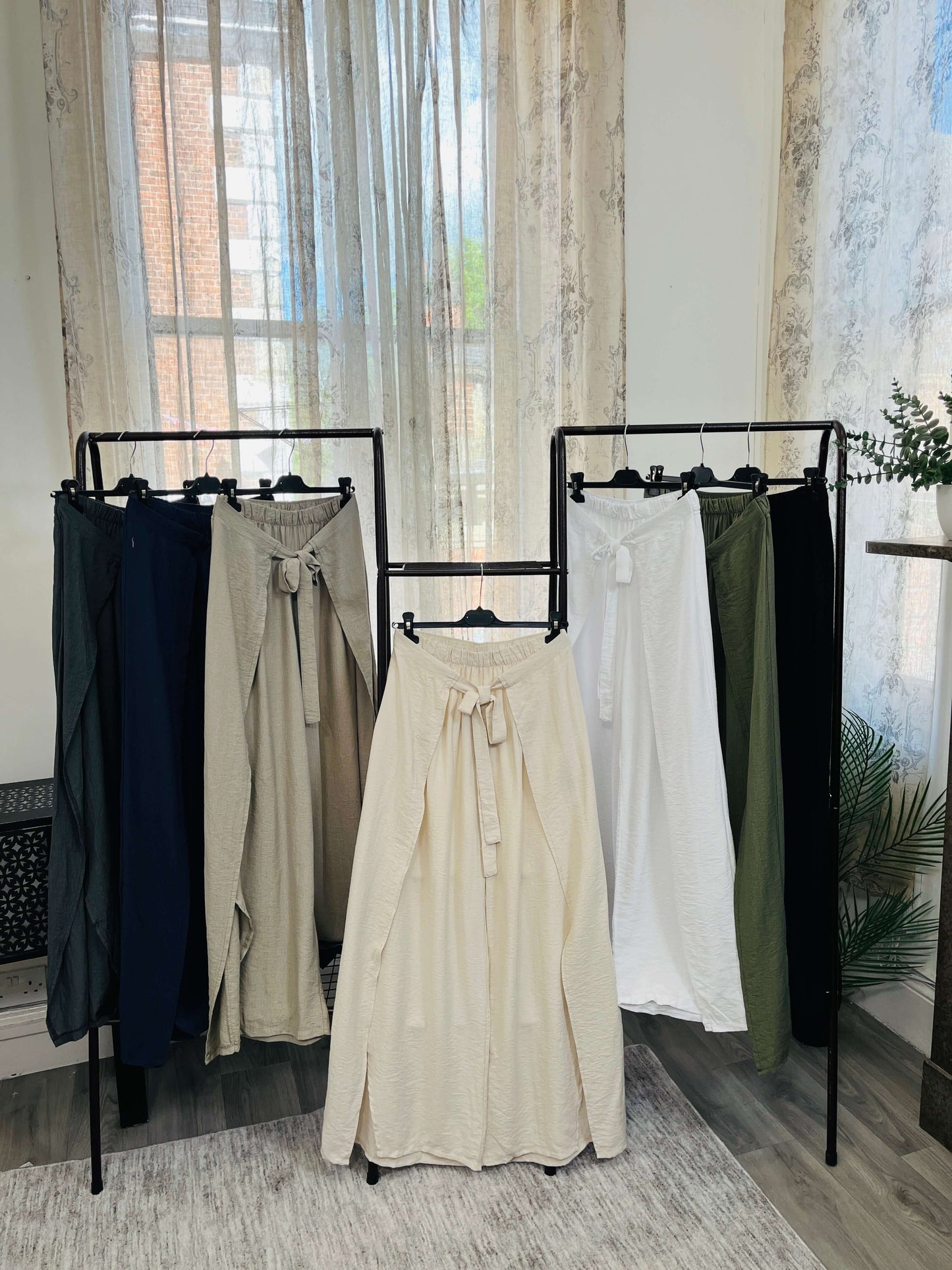Noelle Wrap Front Trousers