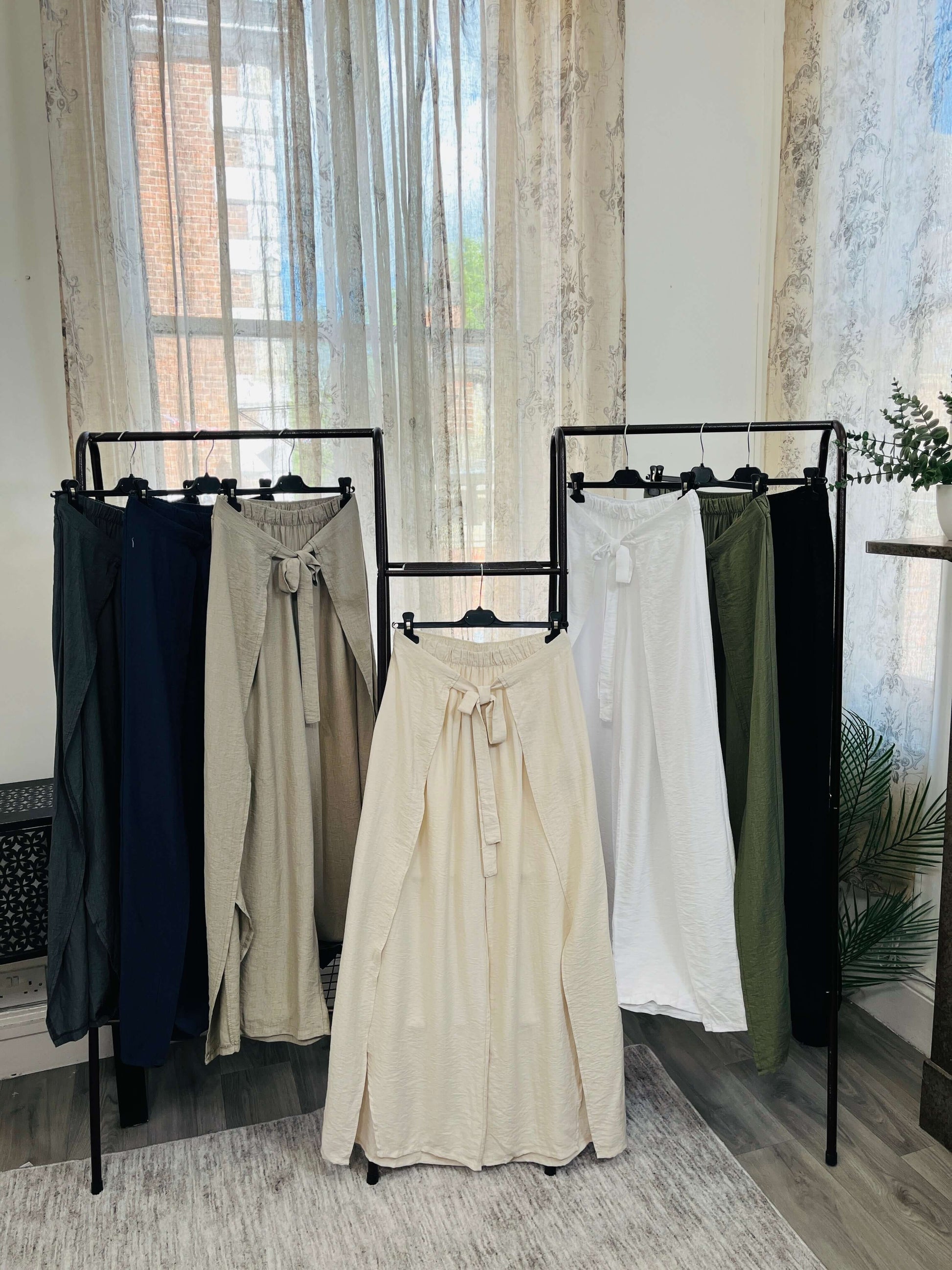 Noelle Wrap Front Trousers