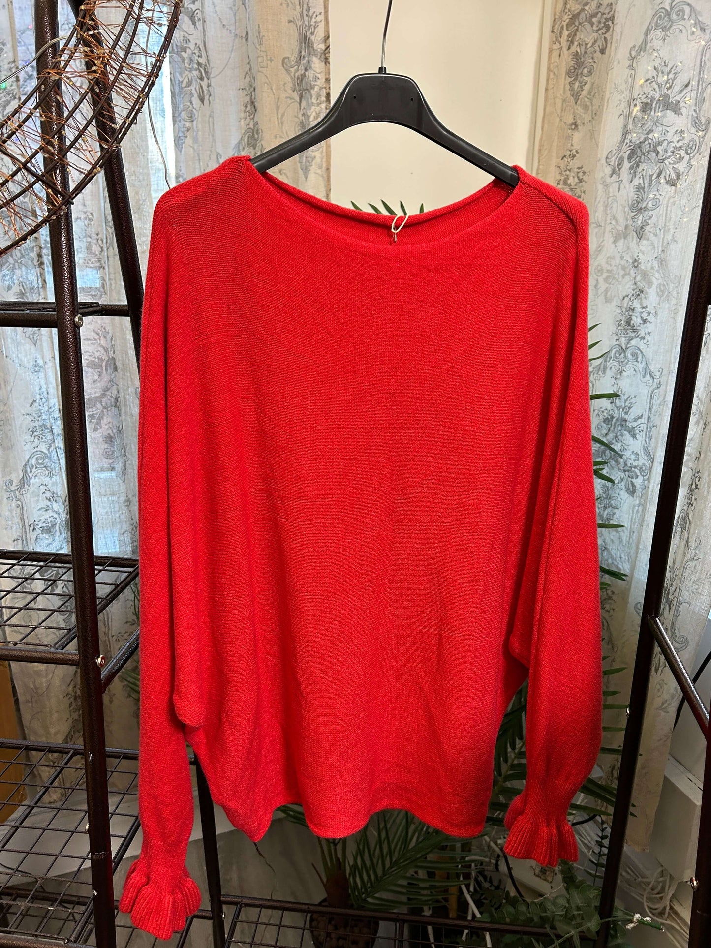 Freya Fluted Long Sleeve Jumper