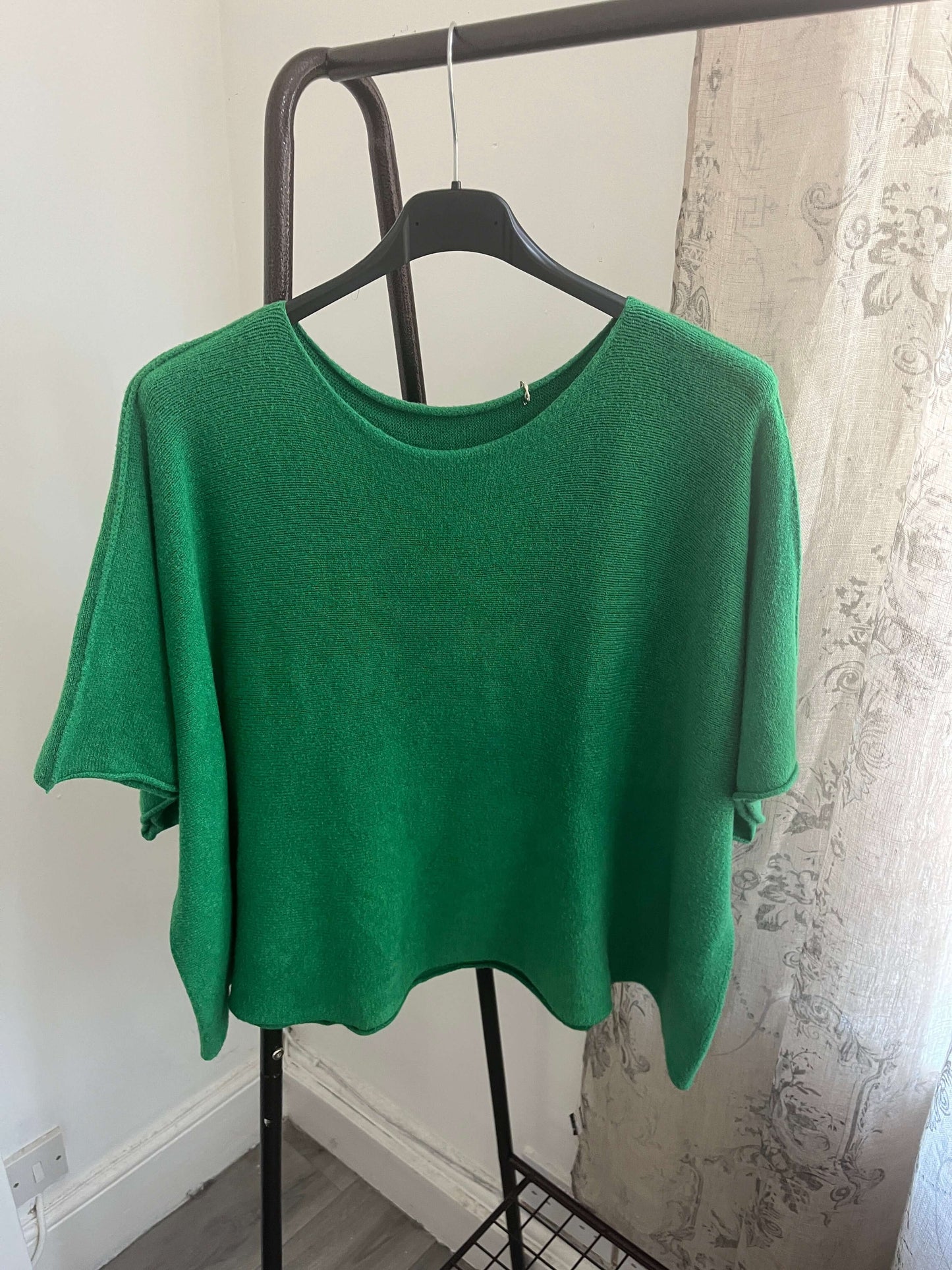 Torzi Boxy Swing Fine Knit Jumper