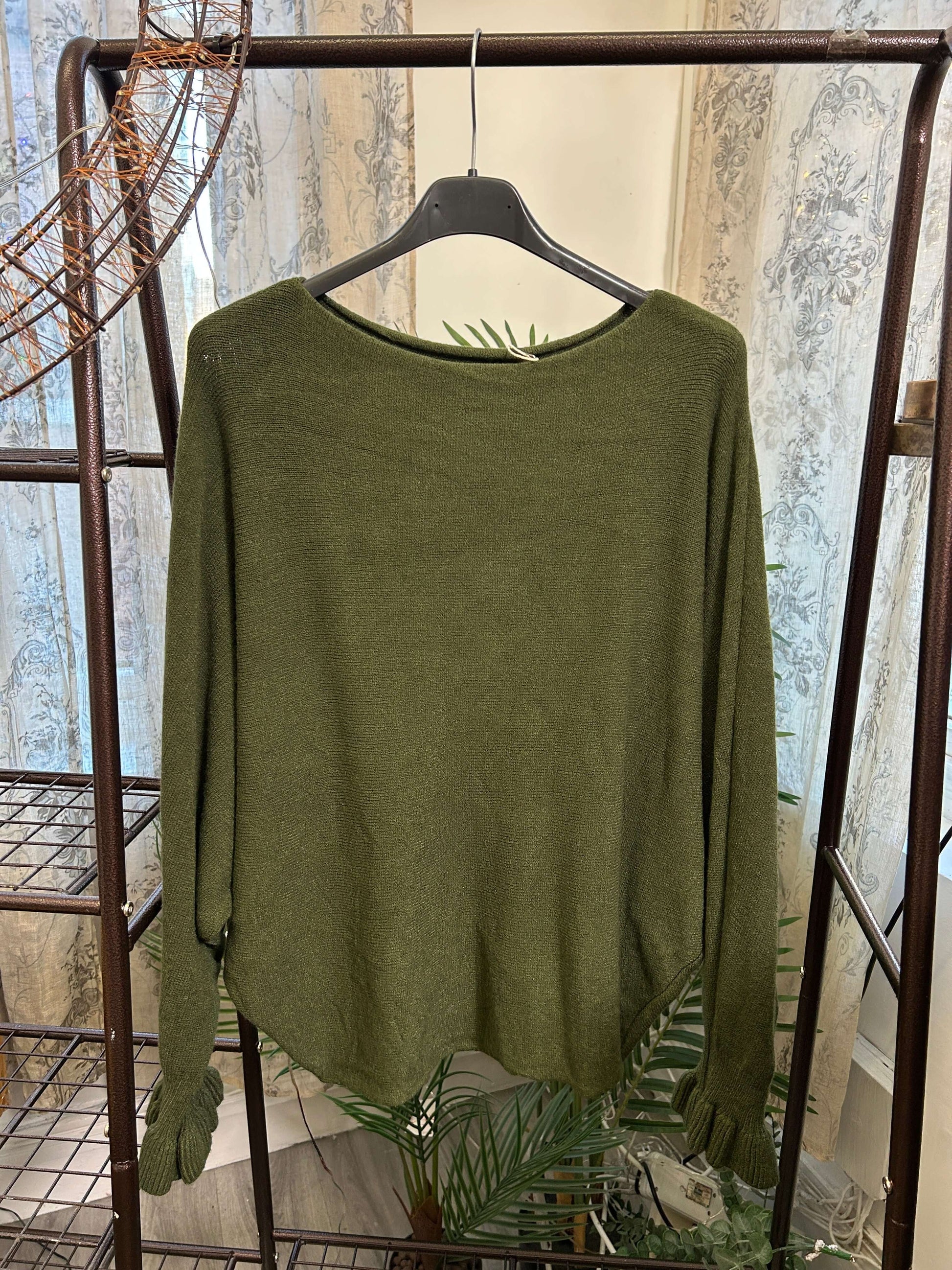 Freya Fluted Long Sleeve Jumper