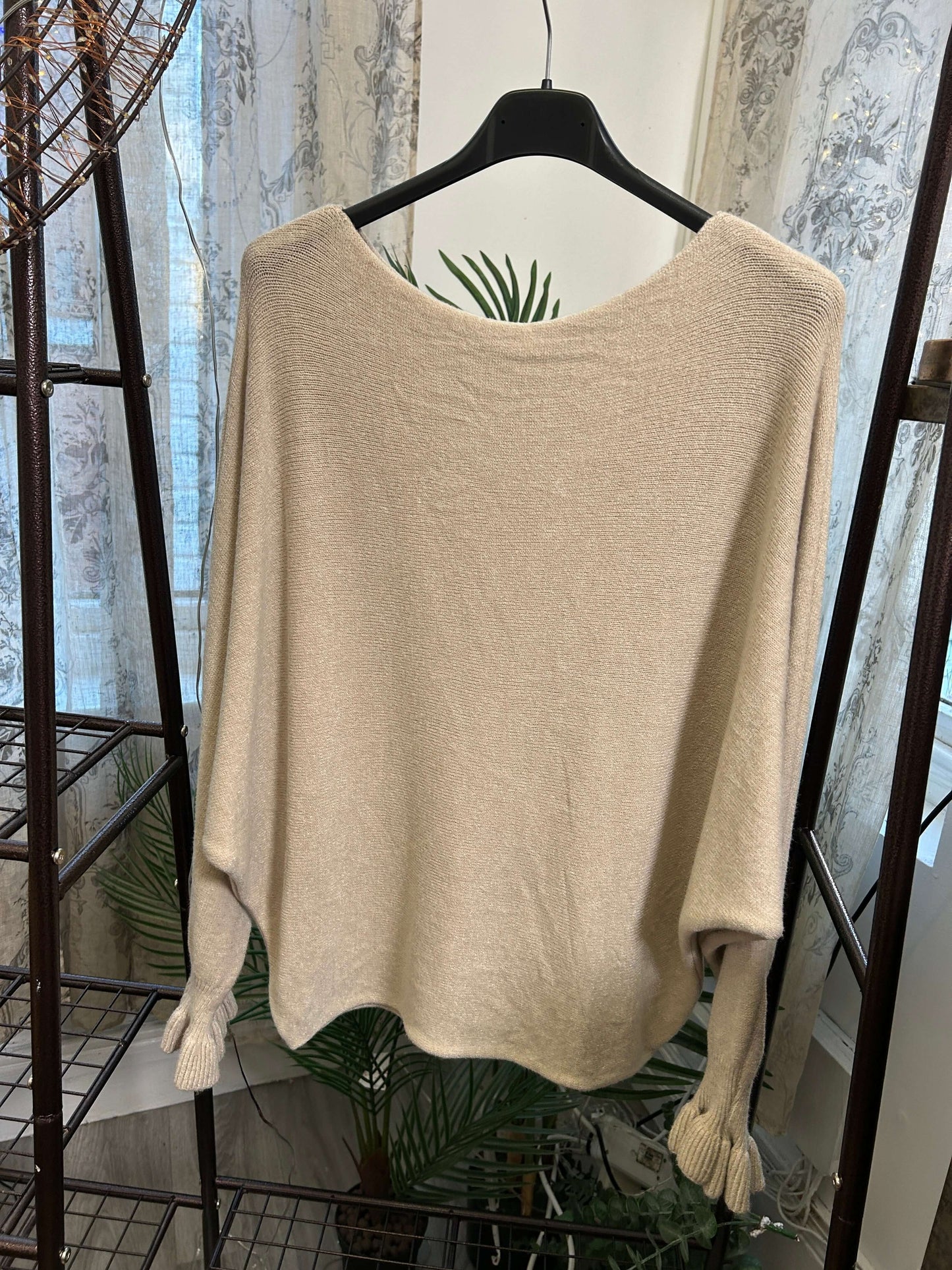 Freya Fluted Long Sleeve Jumper