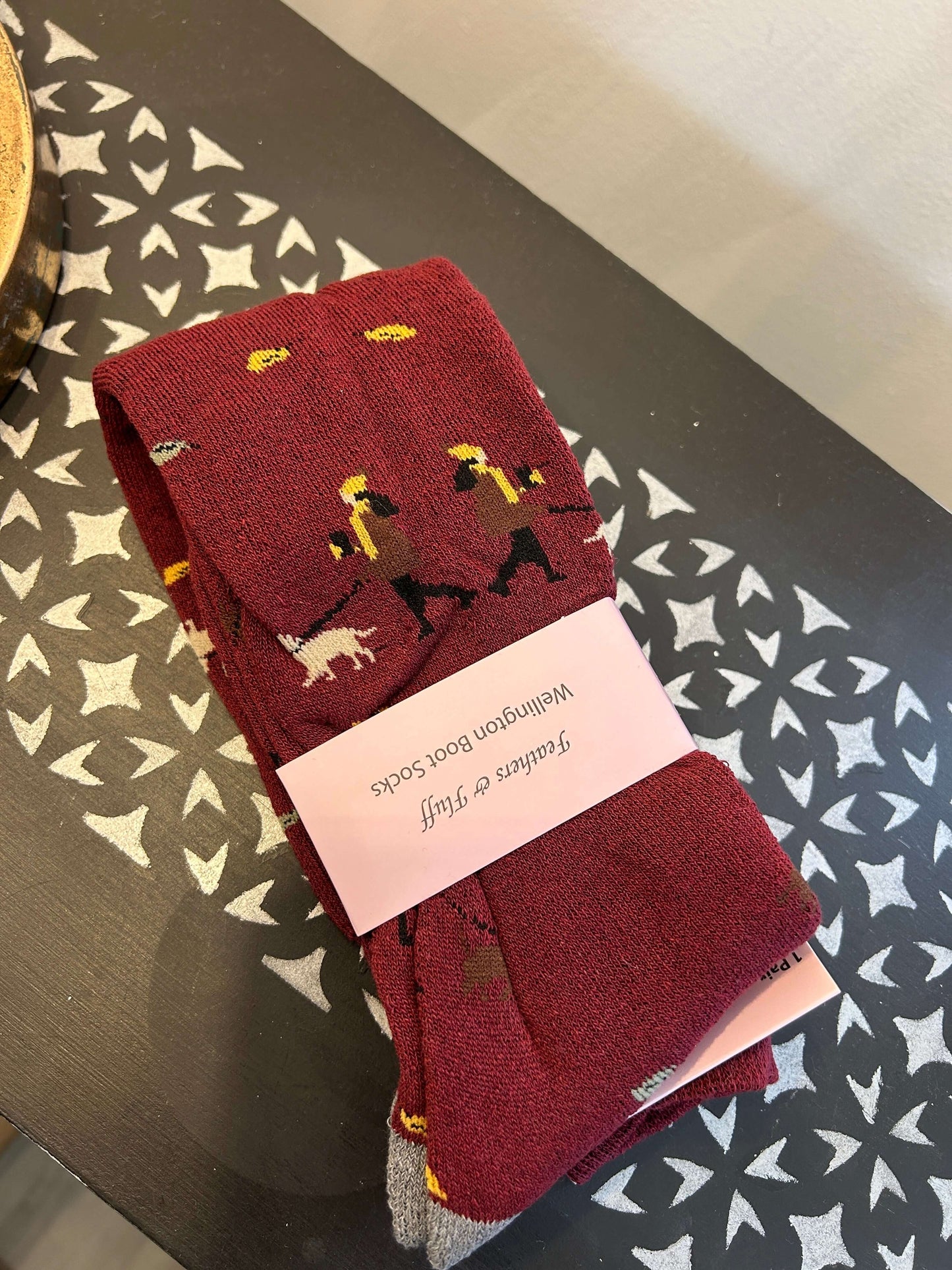 Autumn Scene Ladies Long Boot Socks