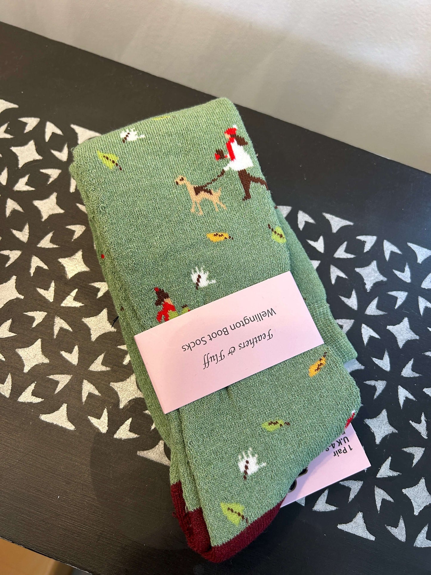 Autumn Scene Ladies Long Boot Socks