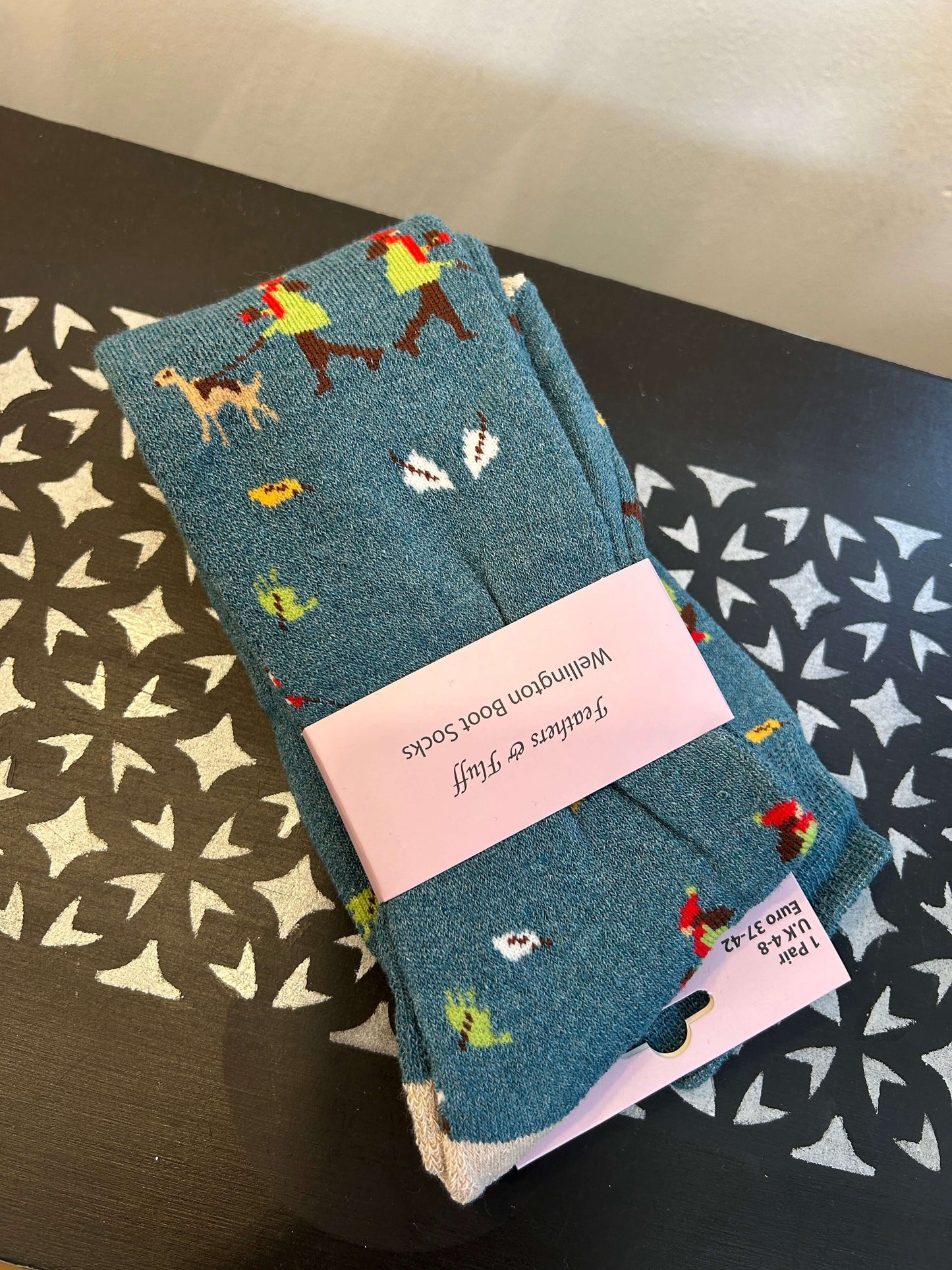 Autumn Scene Ladies Long Boot Socks