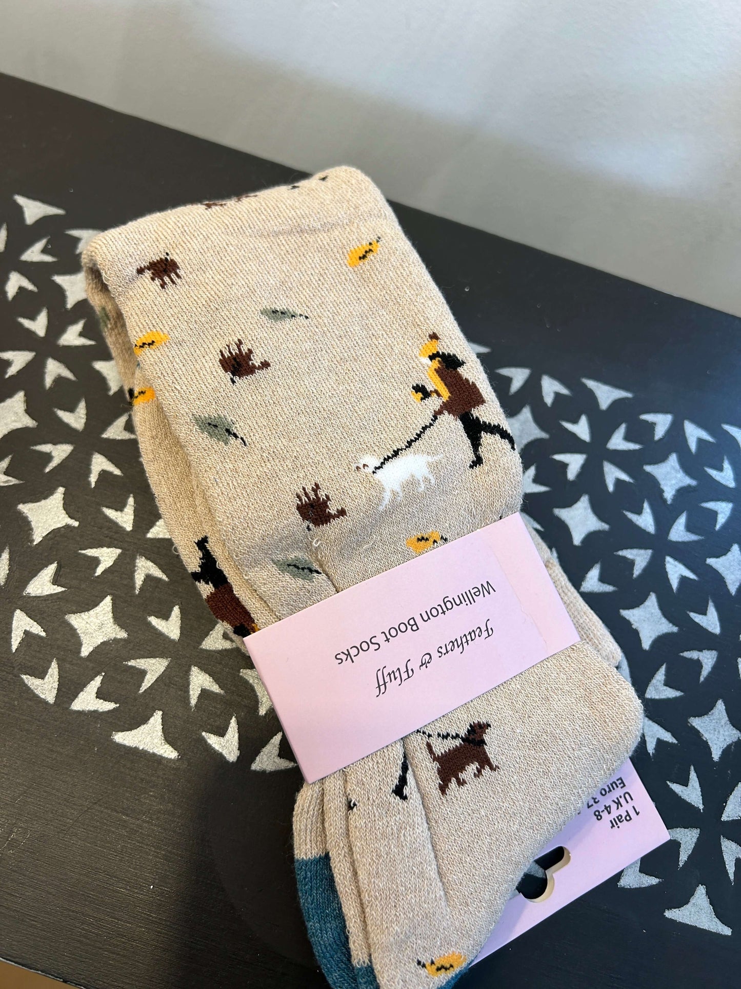 Autumn Scene Ladies Long Boot Socks