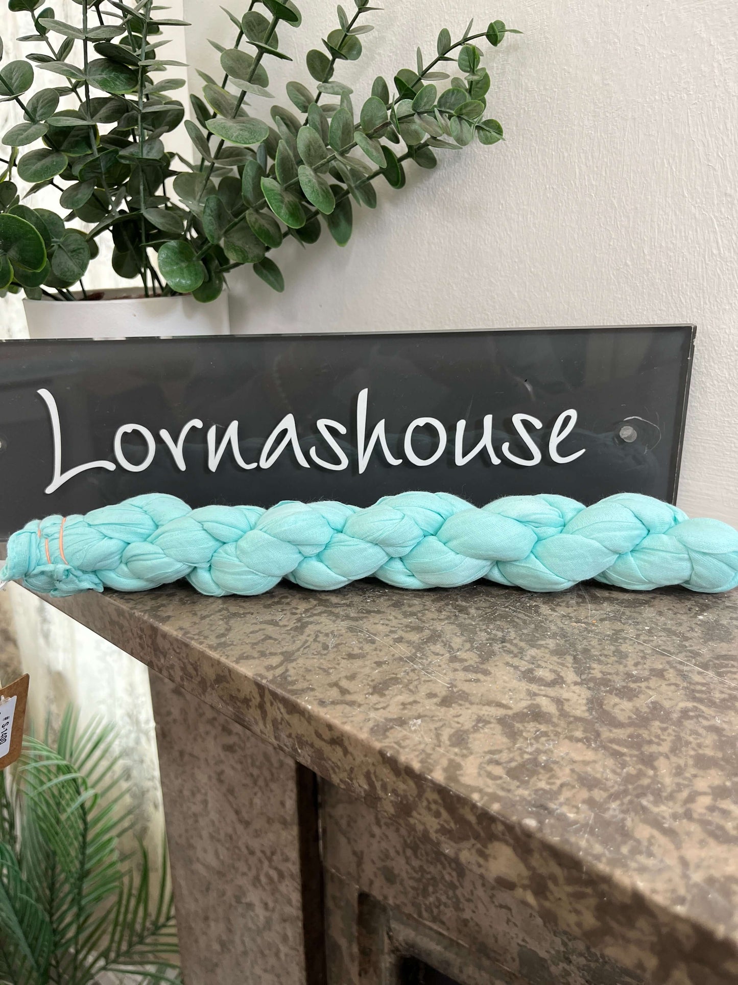 Lightweight Crinkle Effect Gauze Scarf