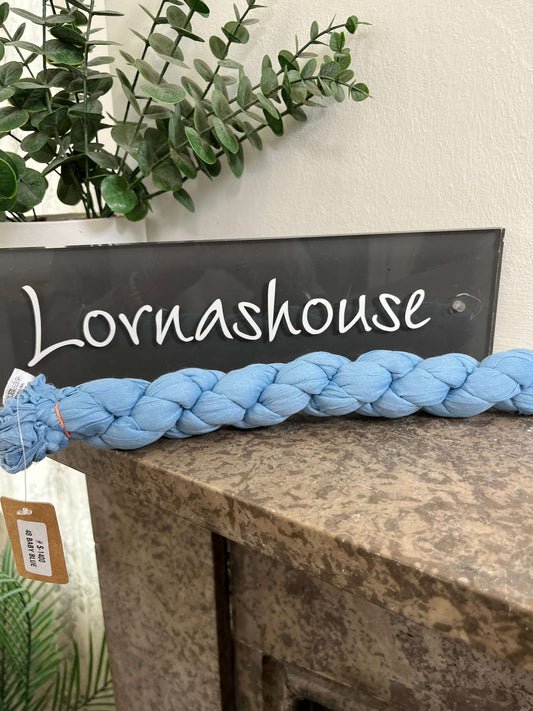 Lightweight Crinkle Effect Gauze Scarf