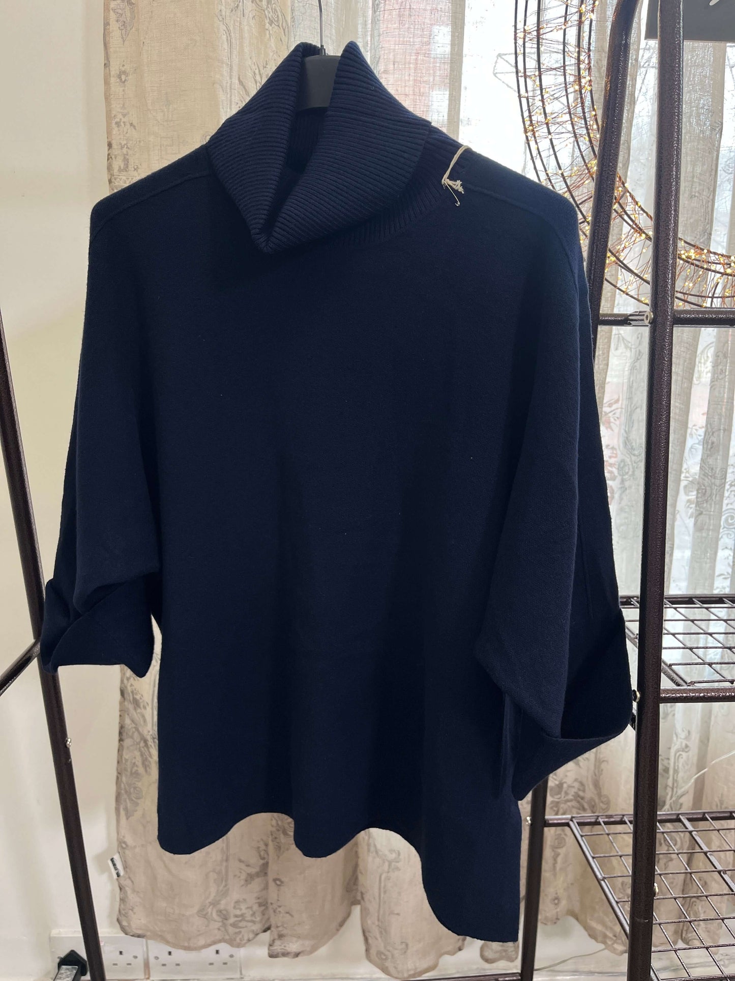 Flora Boxy Cowl Neck Jumper