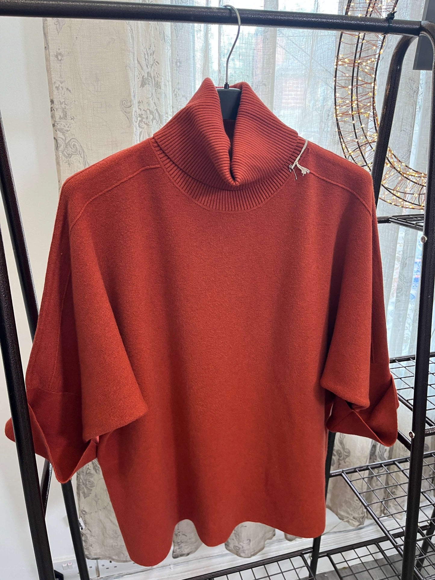 Flora Boxy Cowl Neck Jumper