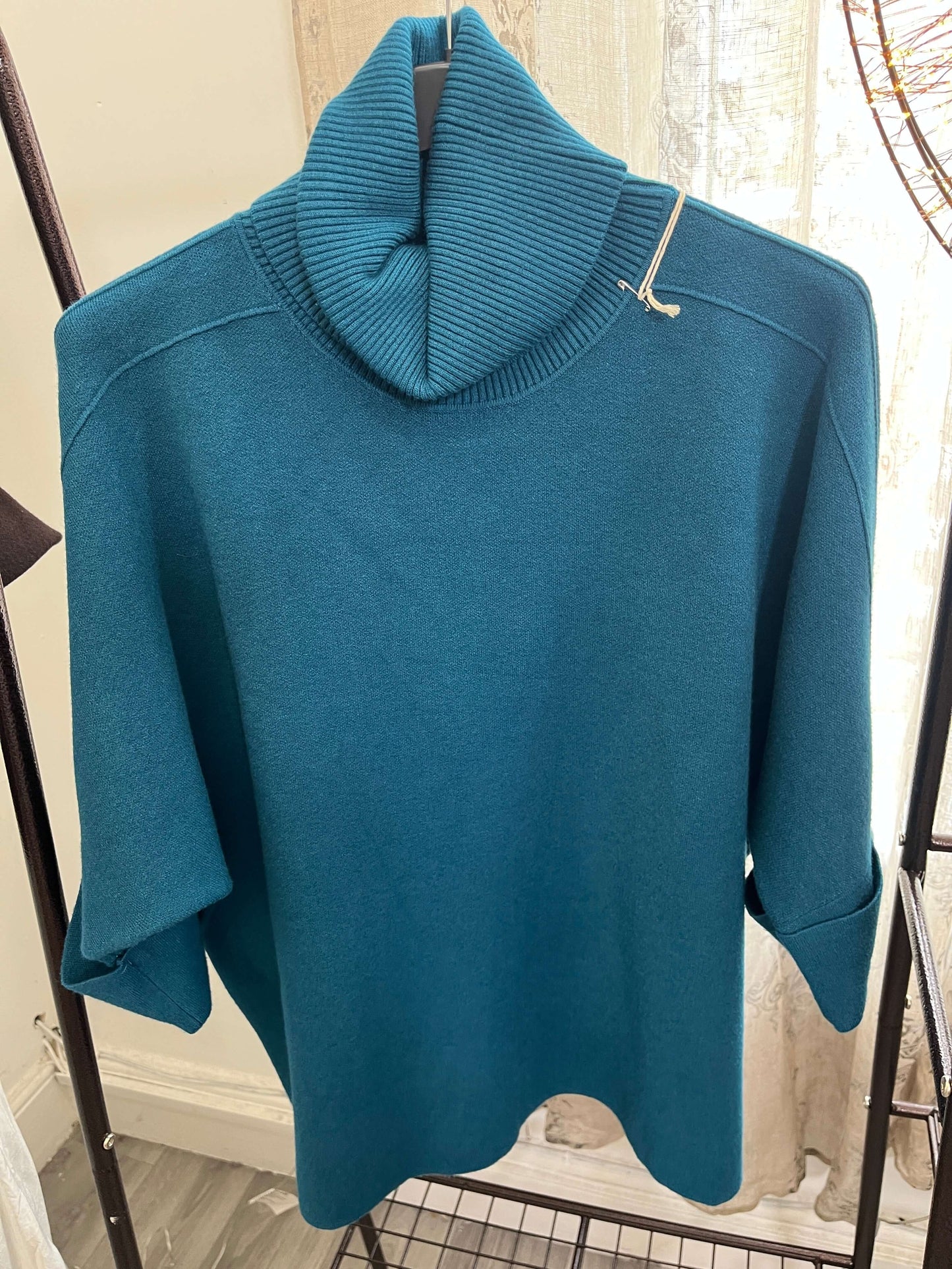 Flora Boxy Cowl Neck Jumper