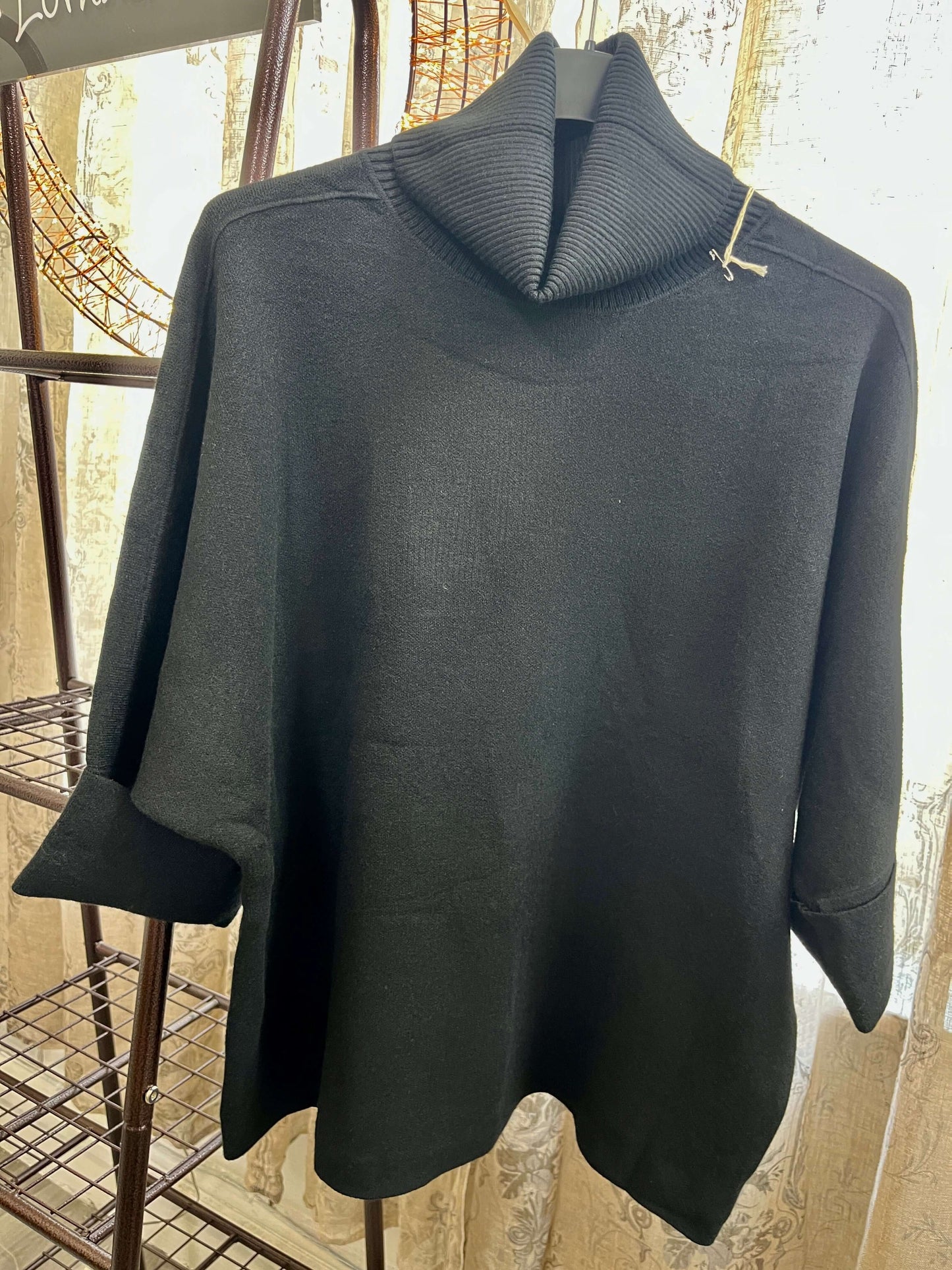 Flora Boxy Cowl Neck Jumper