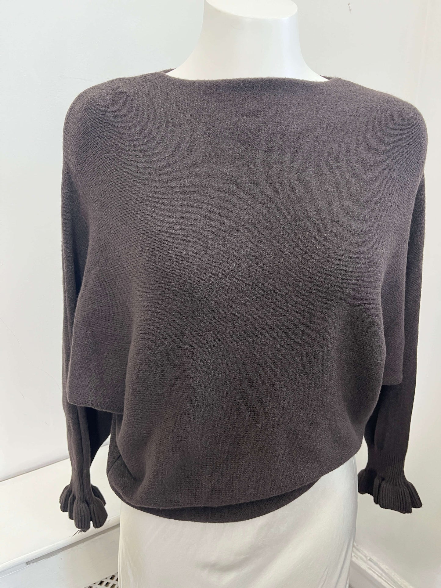 Freya Fluted Long Sleeve Jumper
