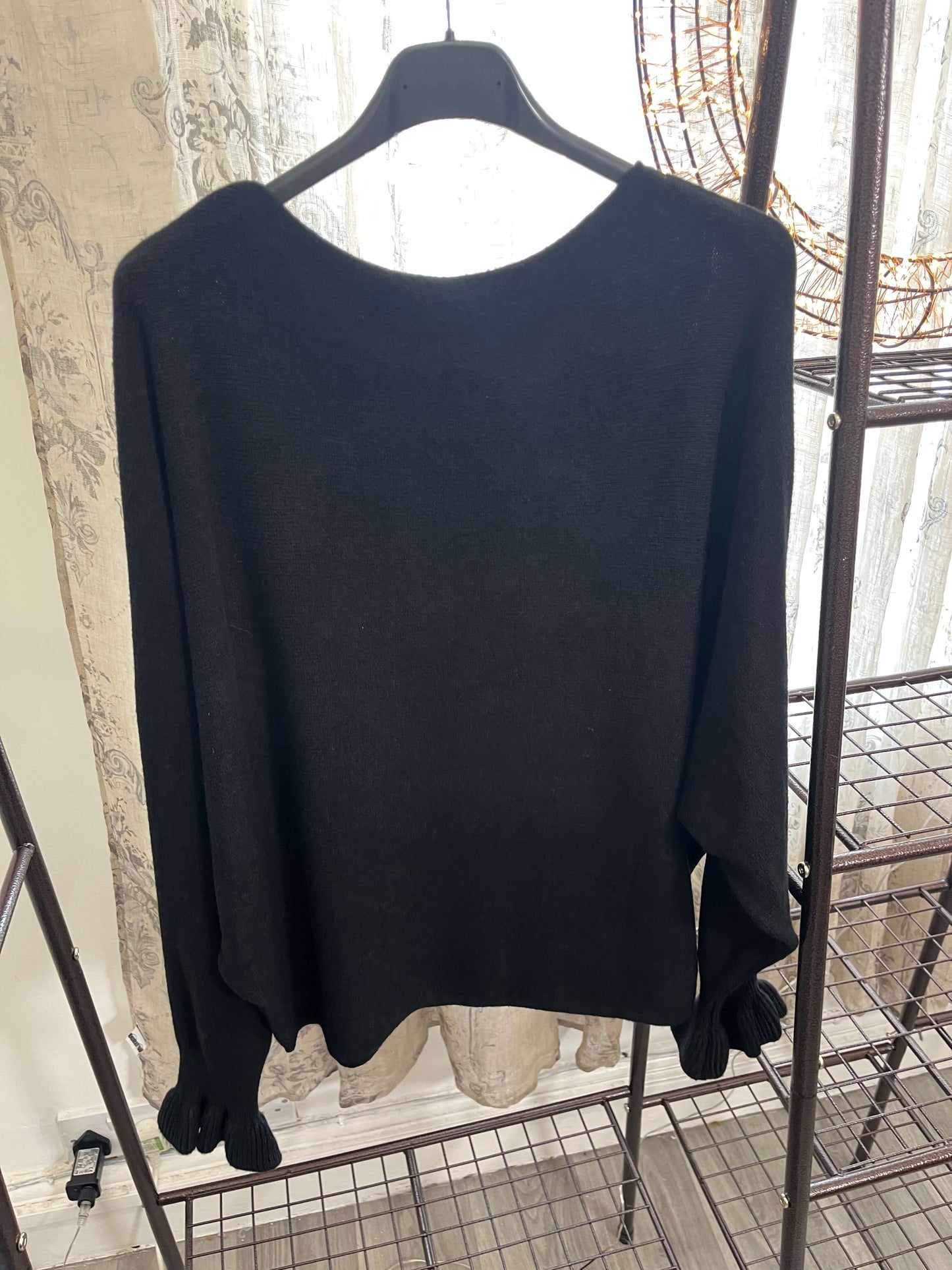 Freya Fluted Long Sleeve Jumper