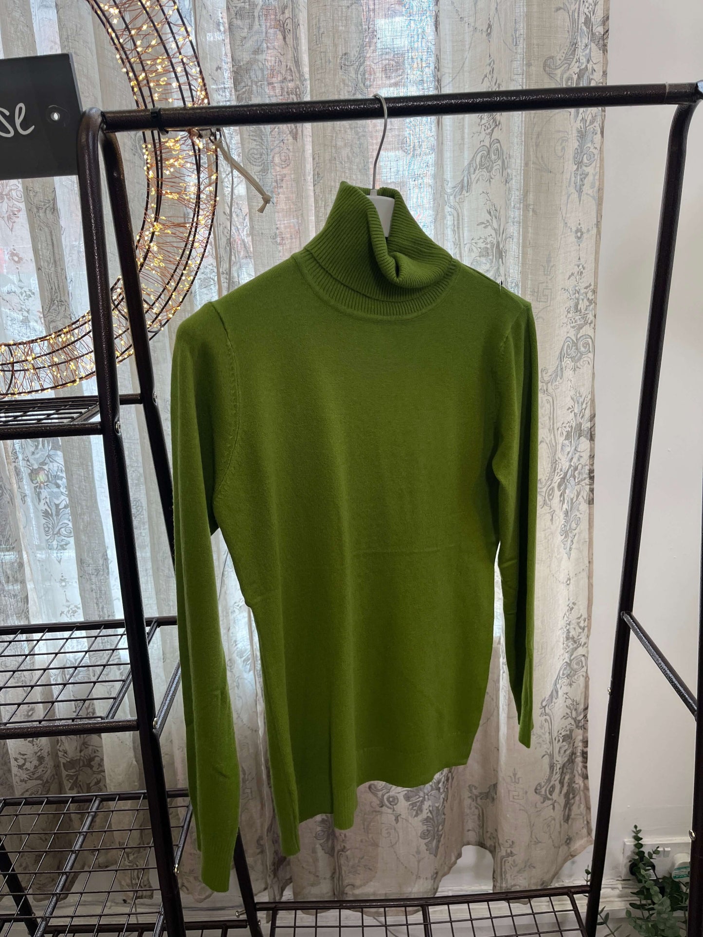 Neat Fit Ladies Polo Neck Jumper