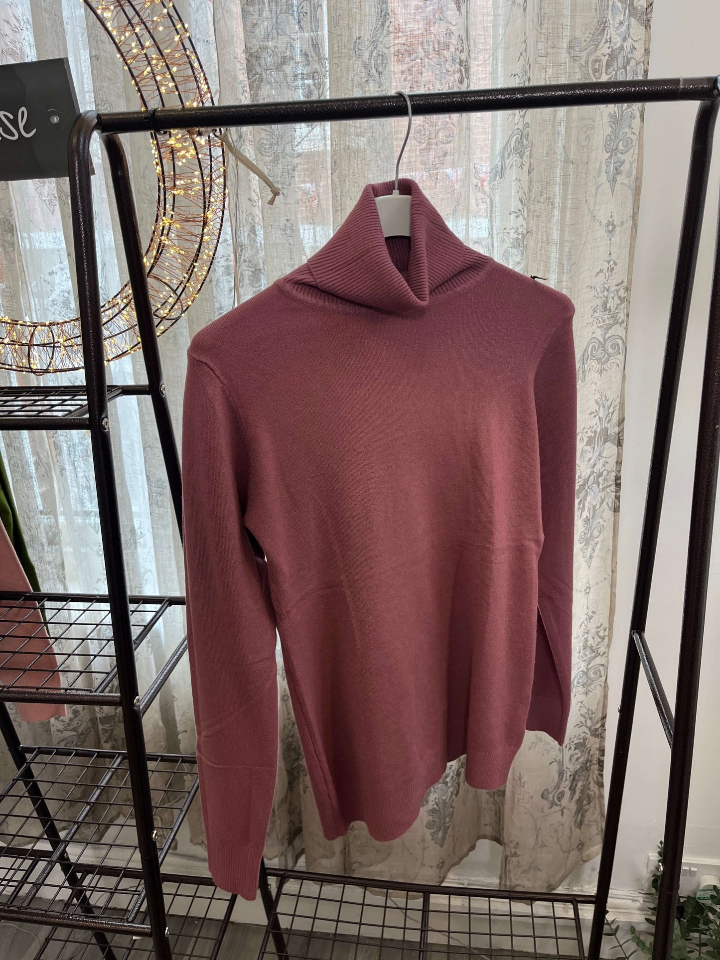 Neat Fit Ladies Polo Neck Jumper