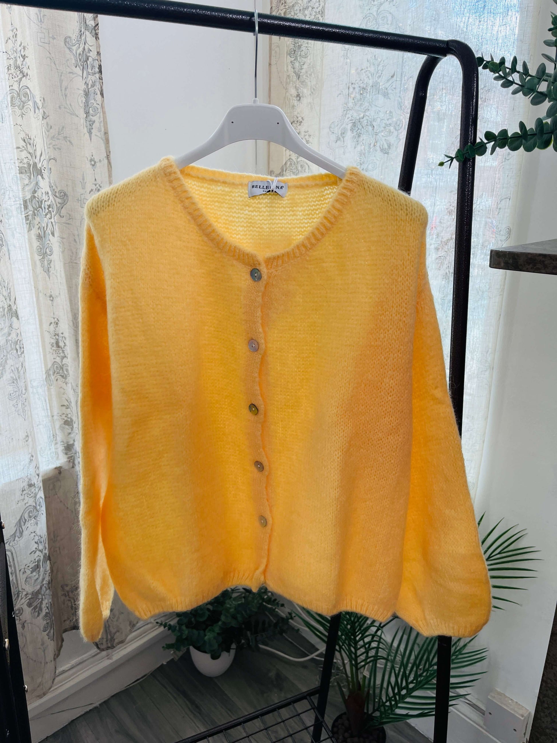 Trudi Long Sleeve Mohair Cardigan