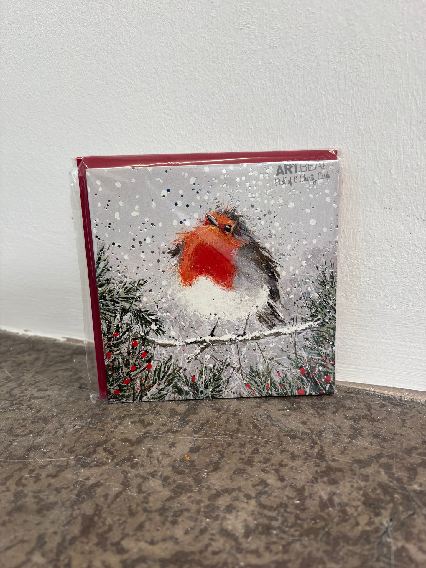 Christmas Pudding Cristmas Cards - Pack of 6