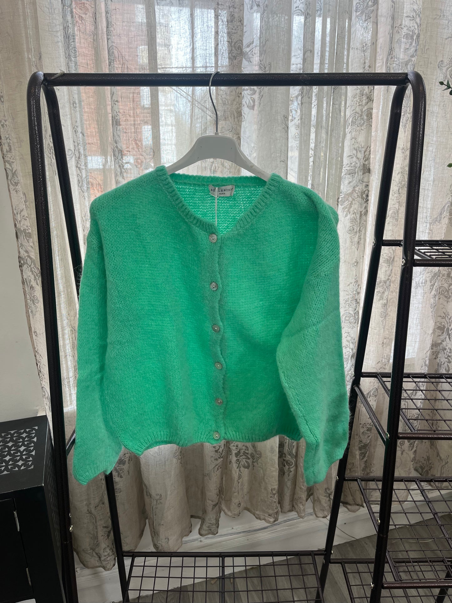 Trudi Long Sleeve Mohair Cardigan