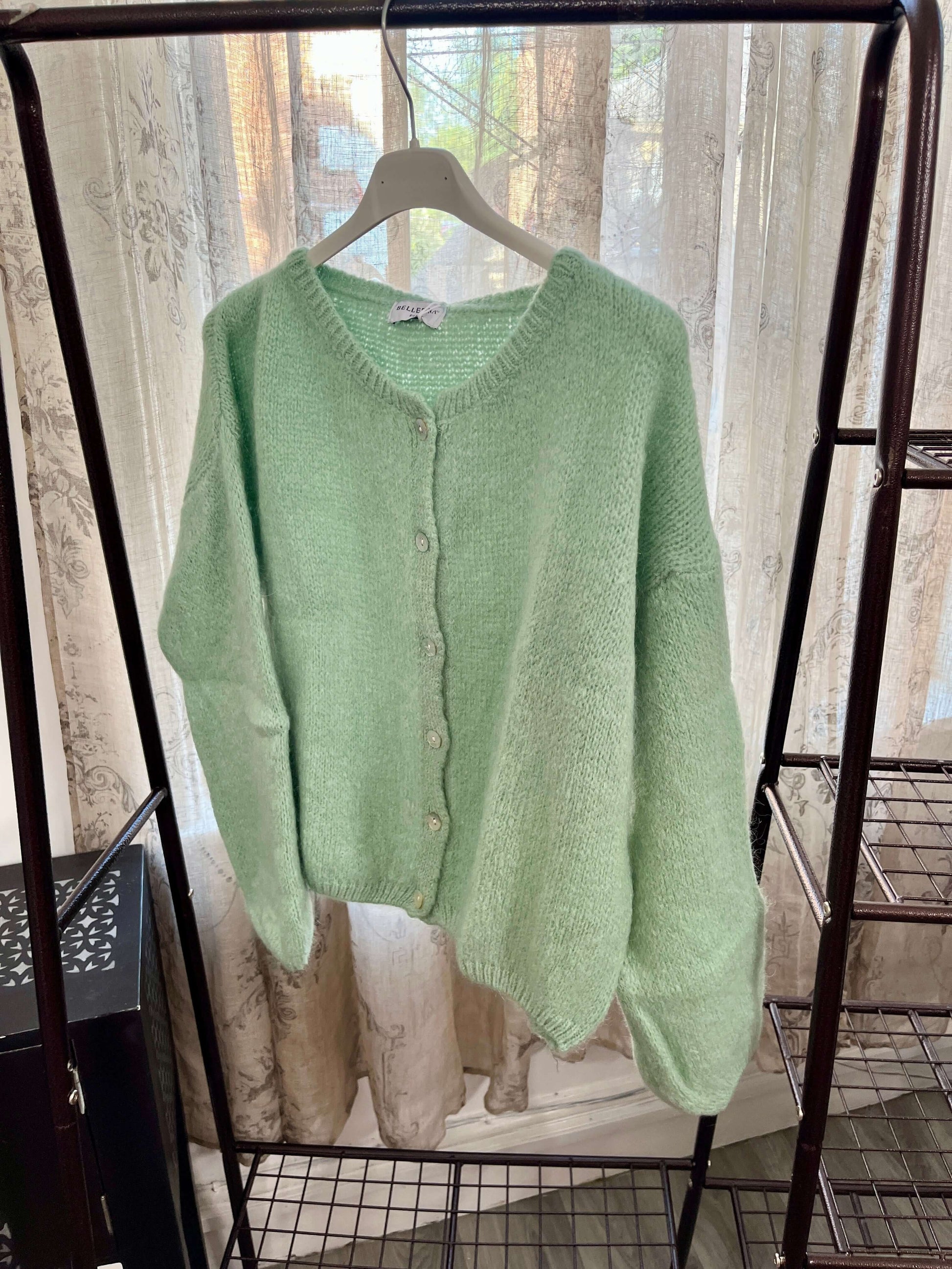 Trudi Long Sleeve Mohair Cardigan