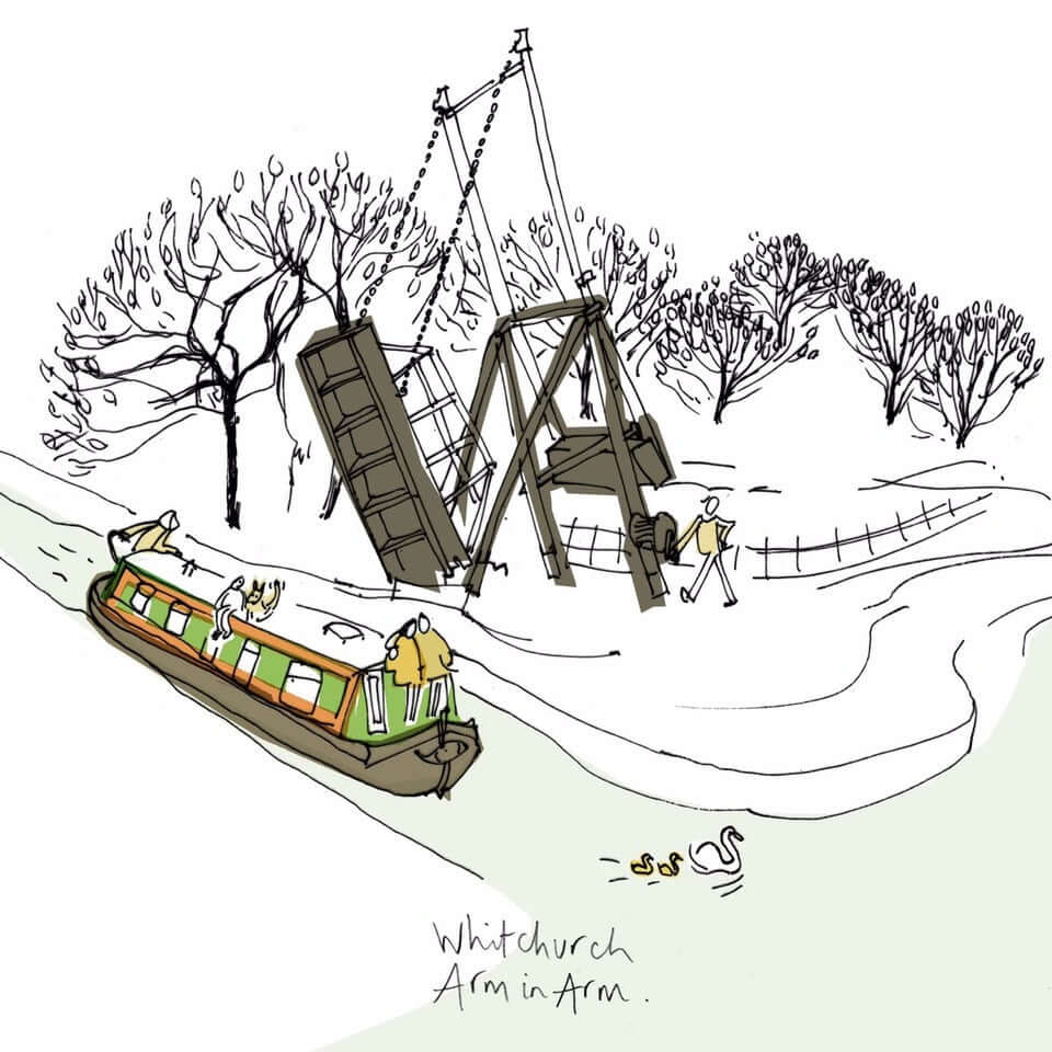 Whitchurch Shropshire Greetings Card