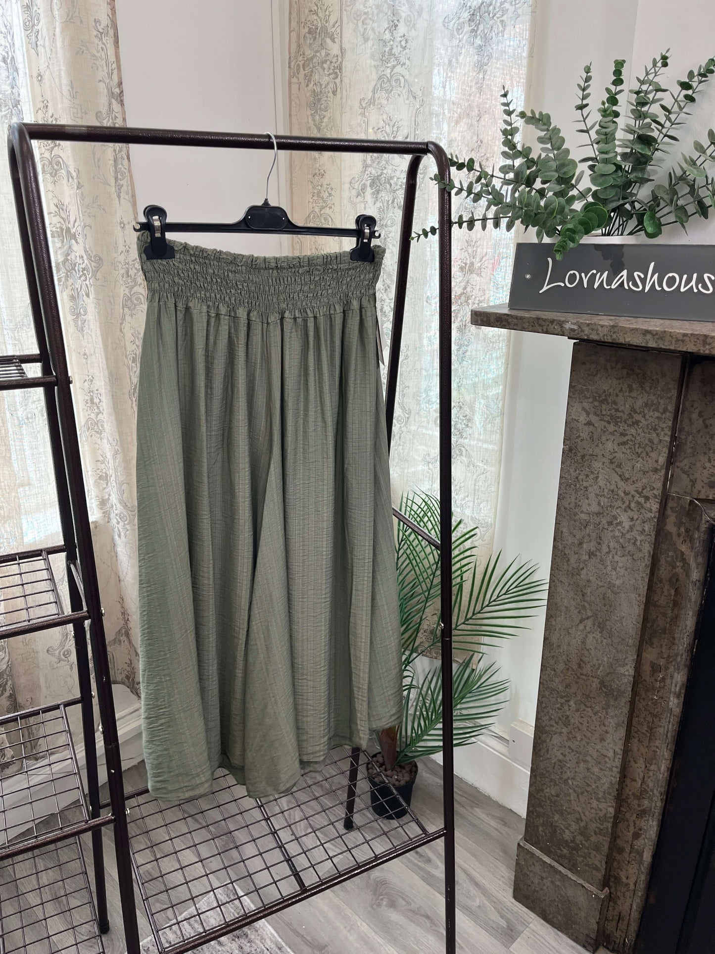 Olive Elasticated Cullottes