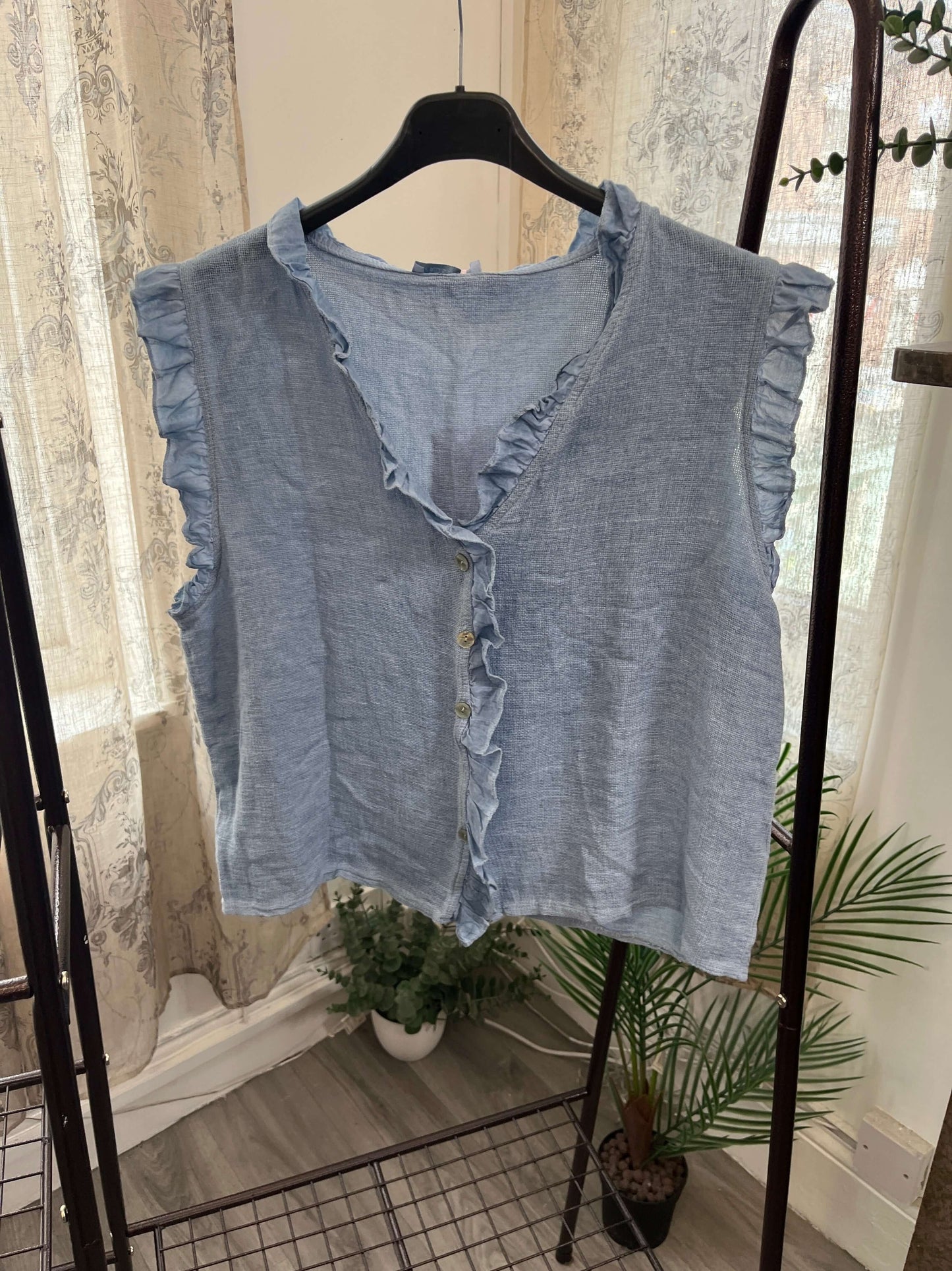 Frankie Frill Detail Vest Top