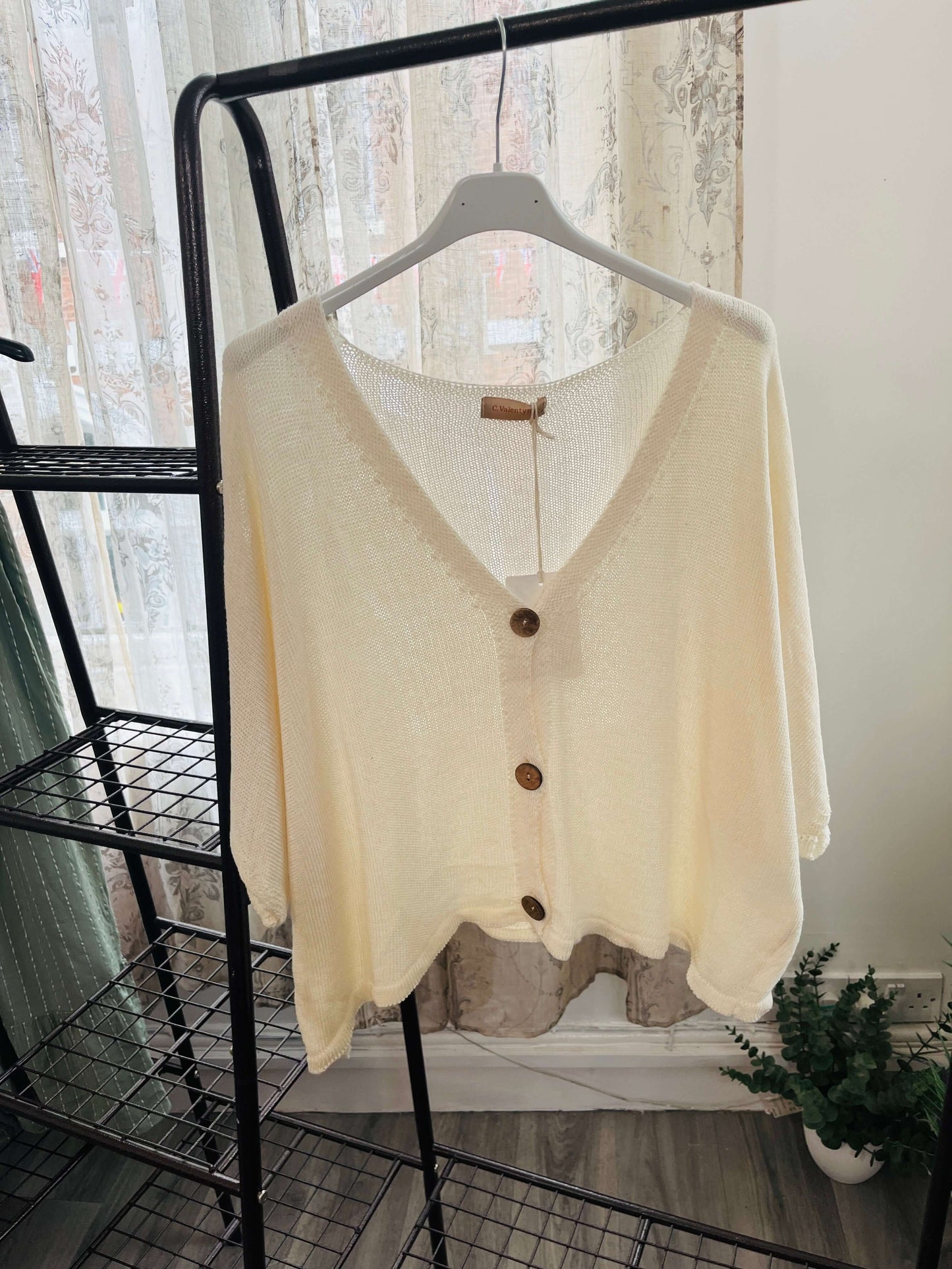 Aimee Cute Button Layering Cardi