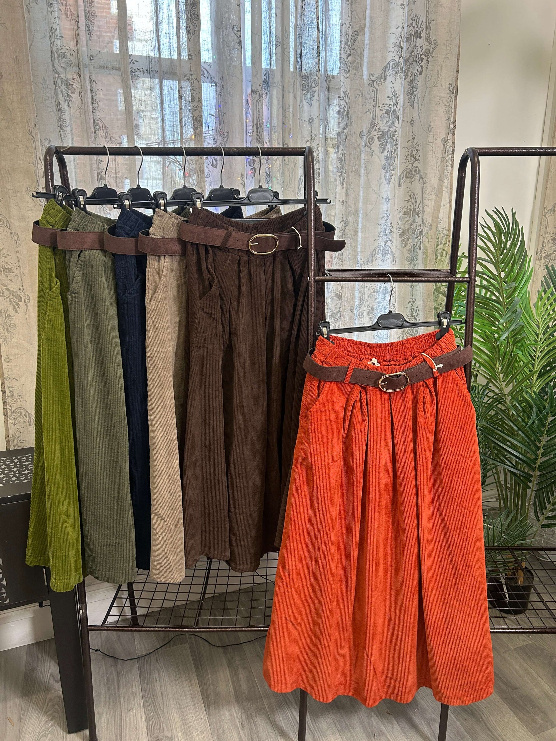 Beatrice Ladies Cord Skirt