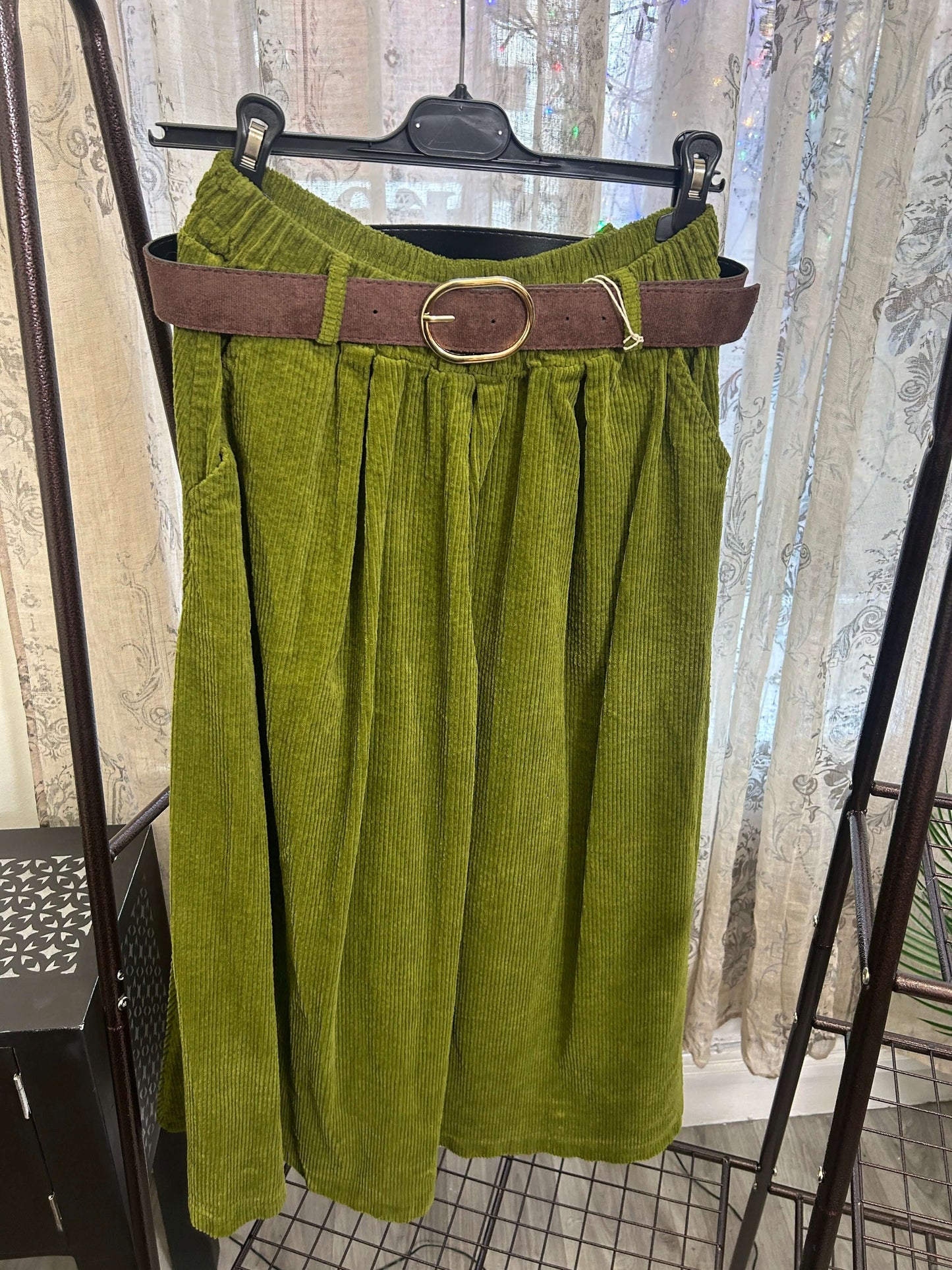 Beatrice Ladies Cord Skirt