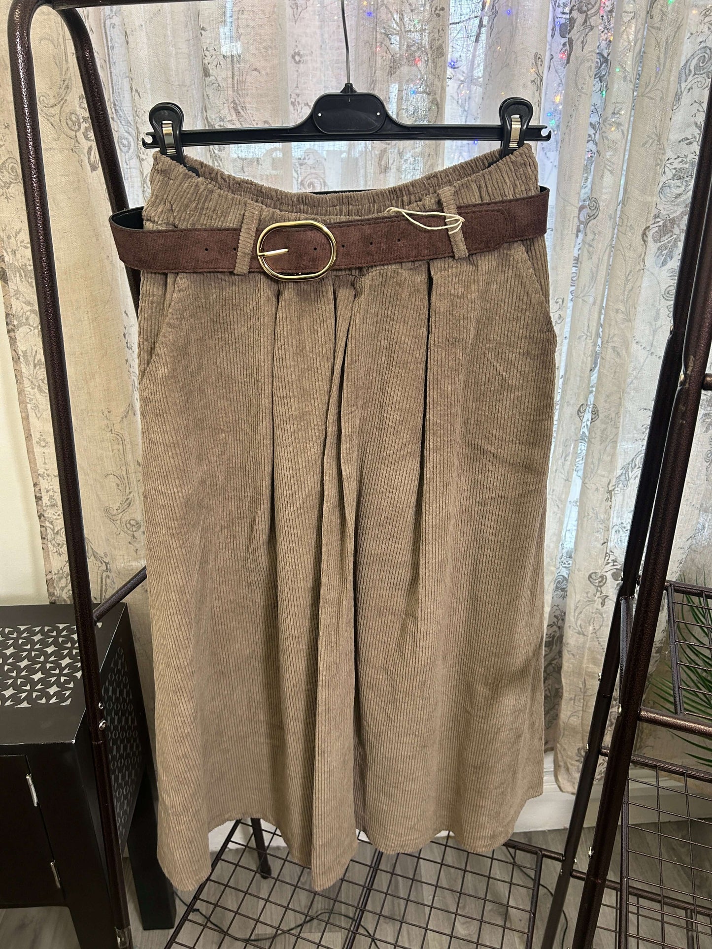 Beatrice Ladies Cord Skirt