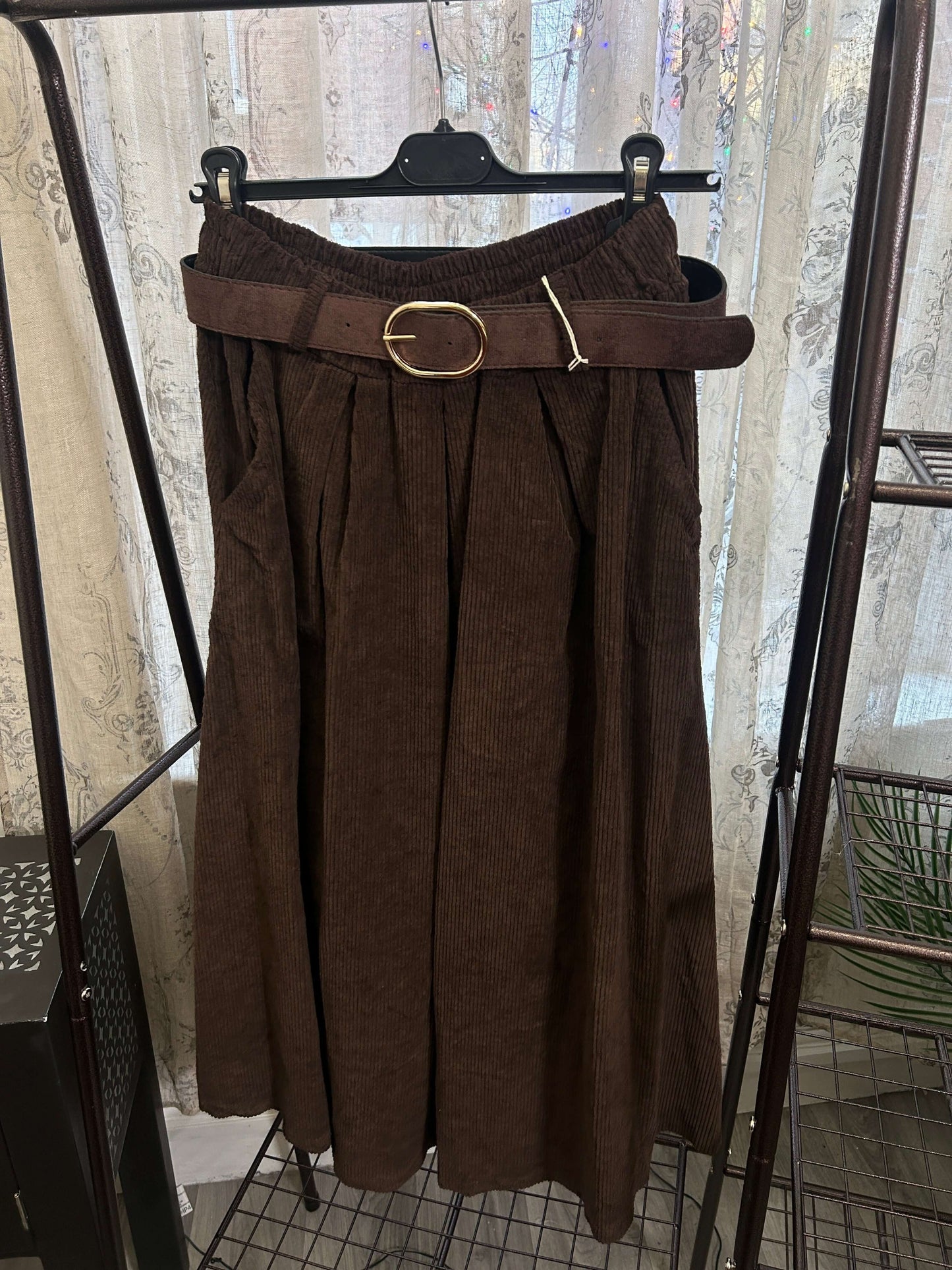 Beatrice Ladies Cord Skirt