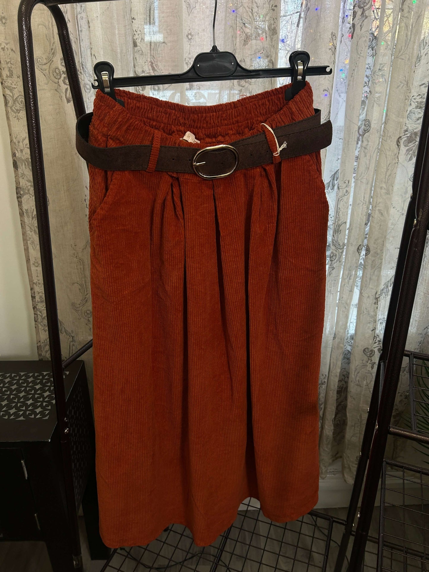 Beatrice Ladies Cord Skirt