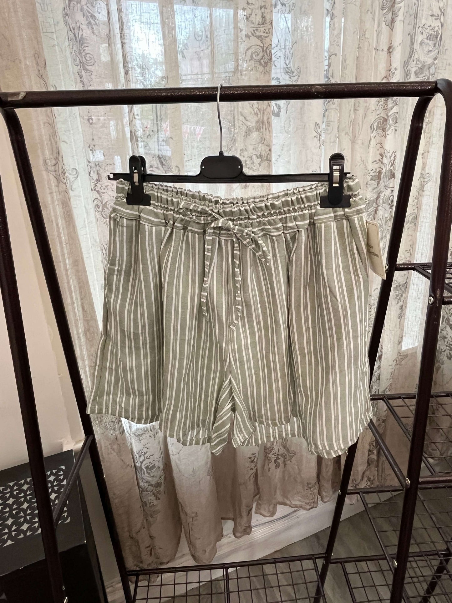 Elegant Pin Stripe Shorts
