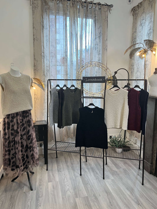 Ladies Boucle Tank Top