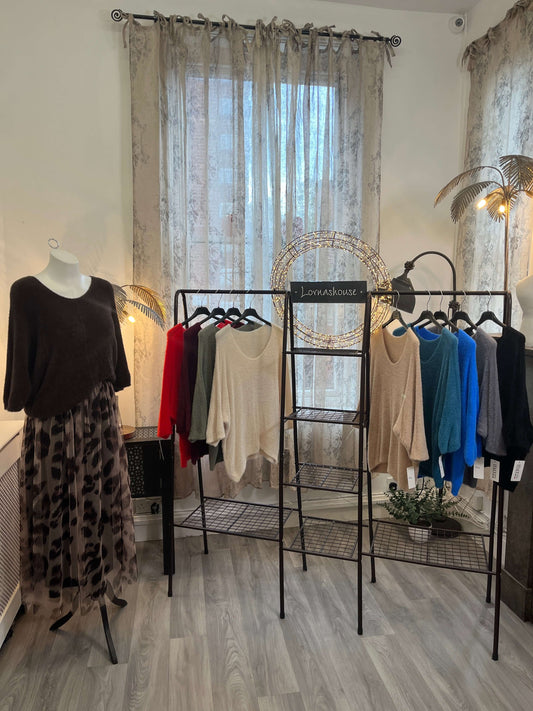 Fluffy Super Soft Batwing Jumper