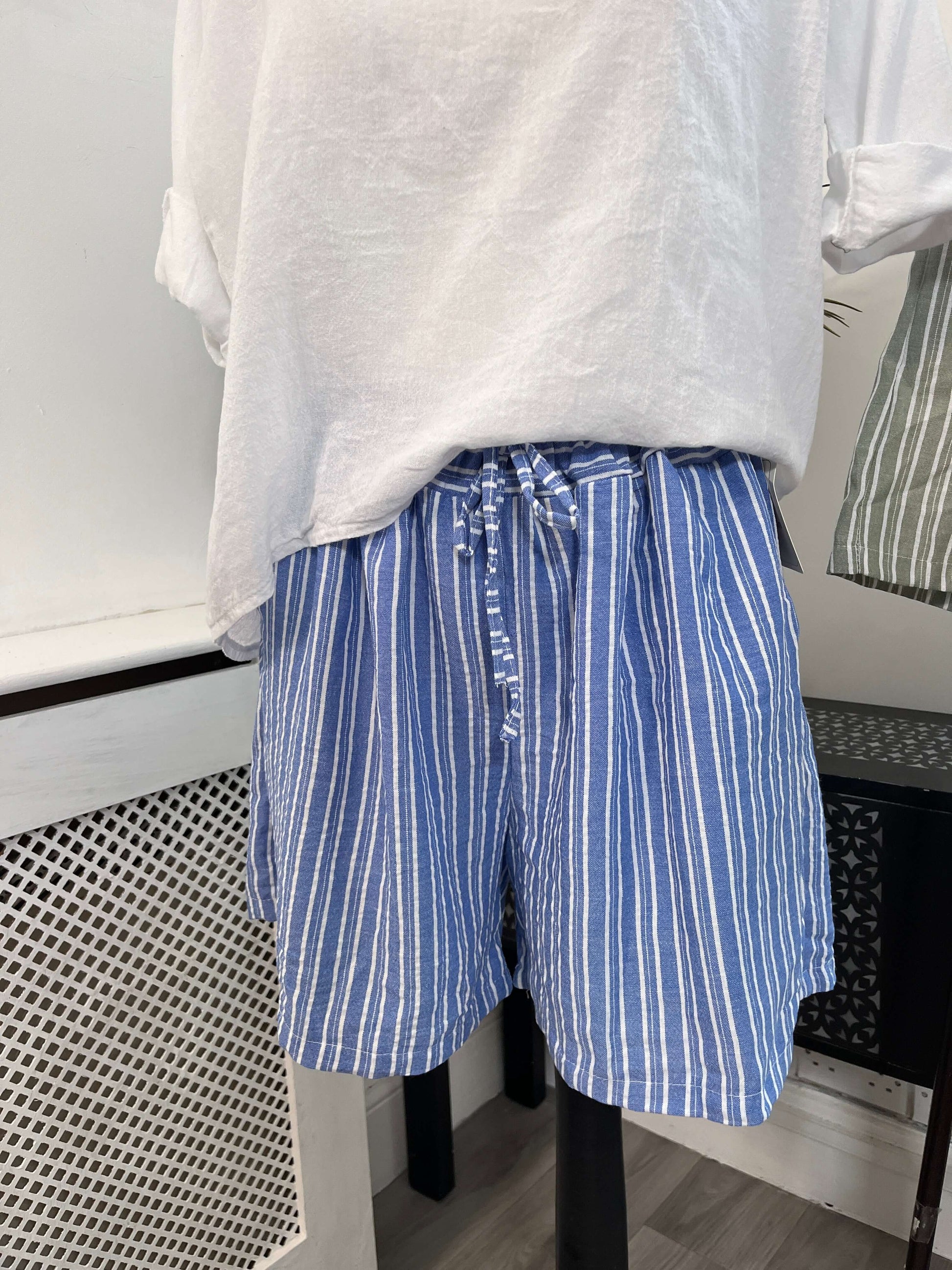 Elegant Pin Stripe Shorts