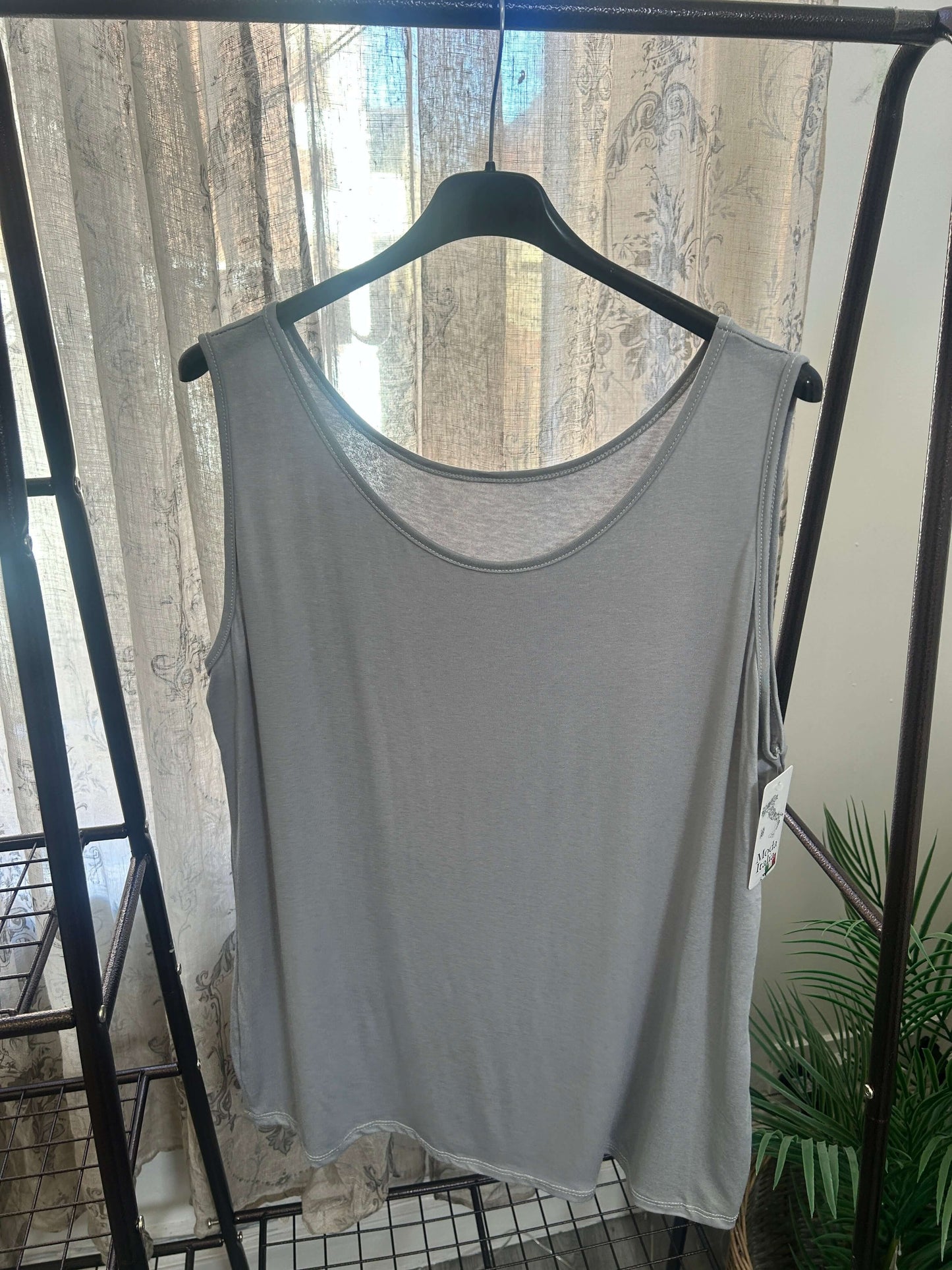 Lightweight Round Neck Layering Vest Top