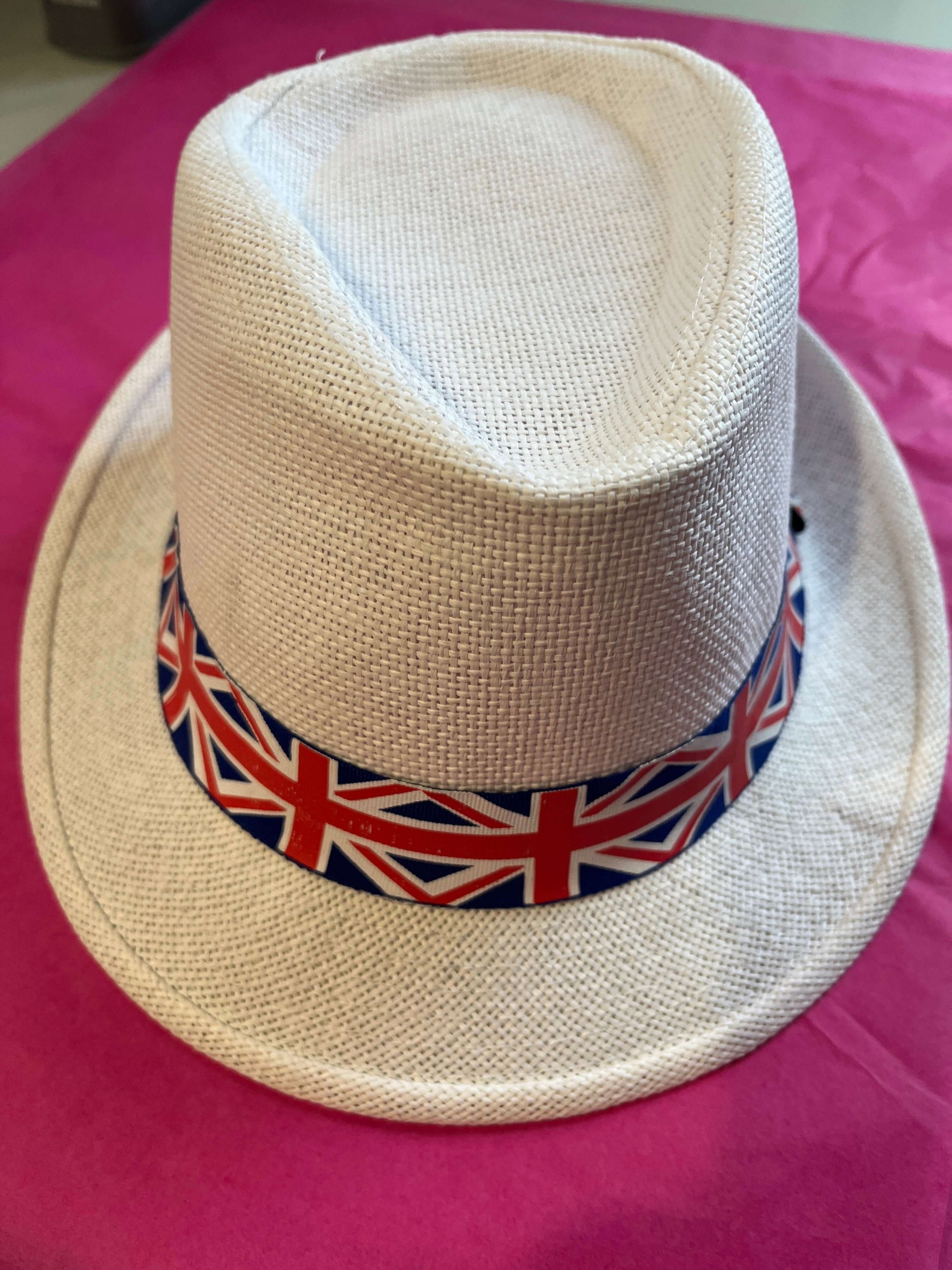 Union Jack Trilby Hat