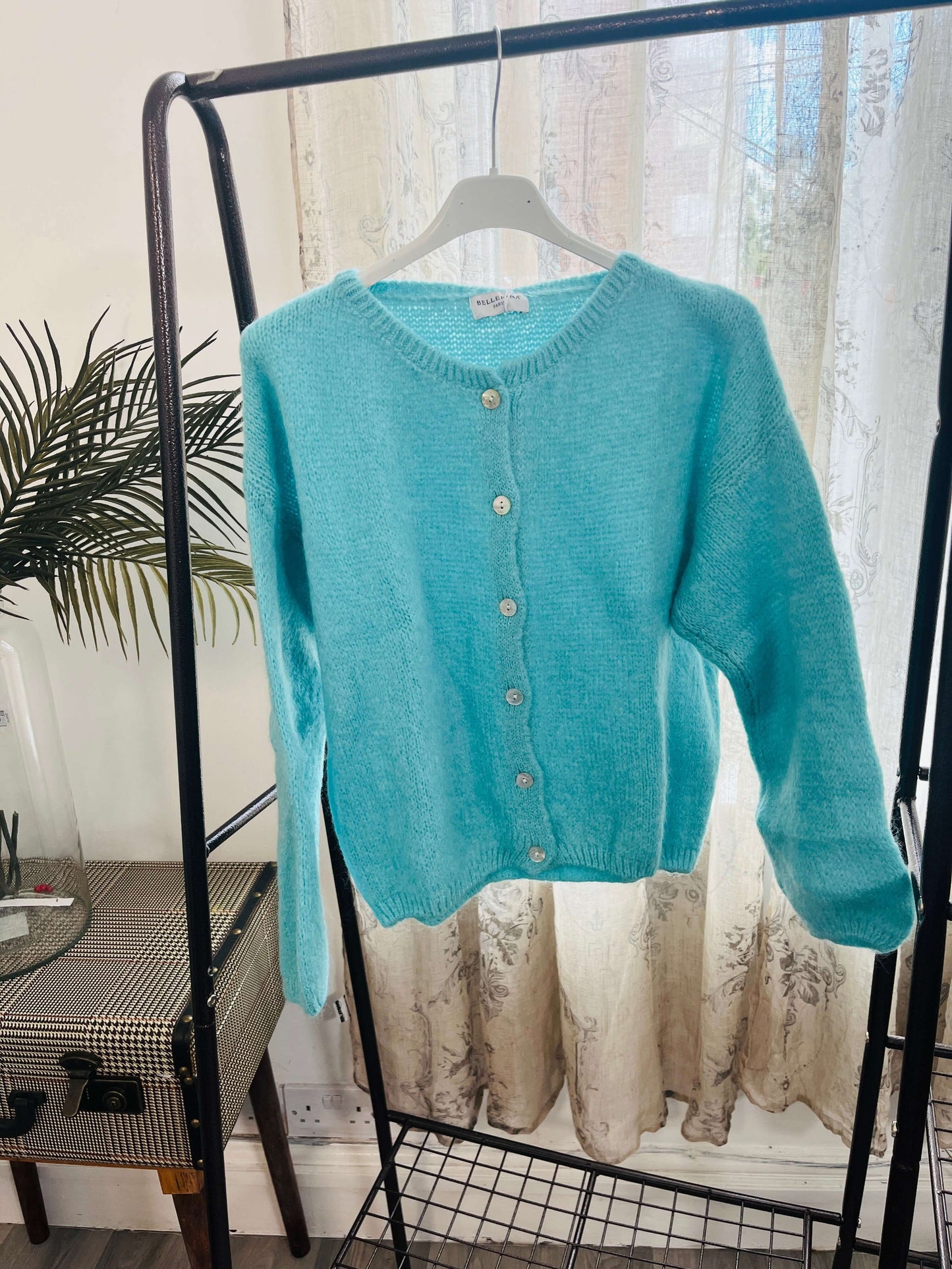 Trudi Long Sleeve Mohair Cardigan