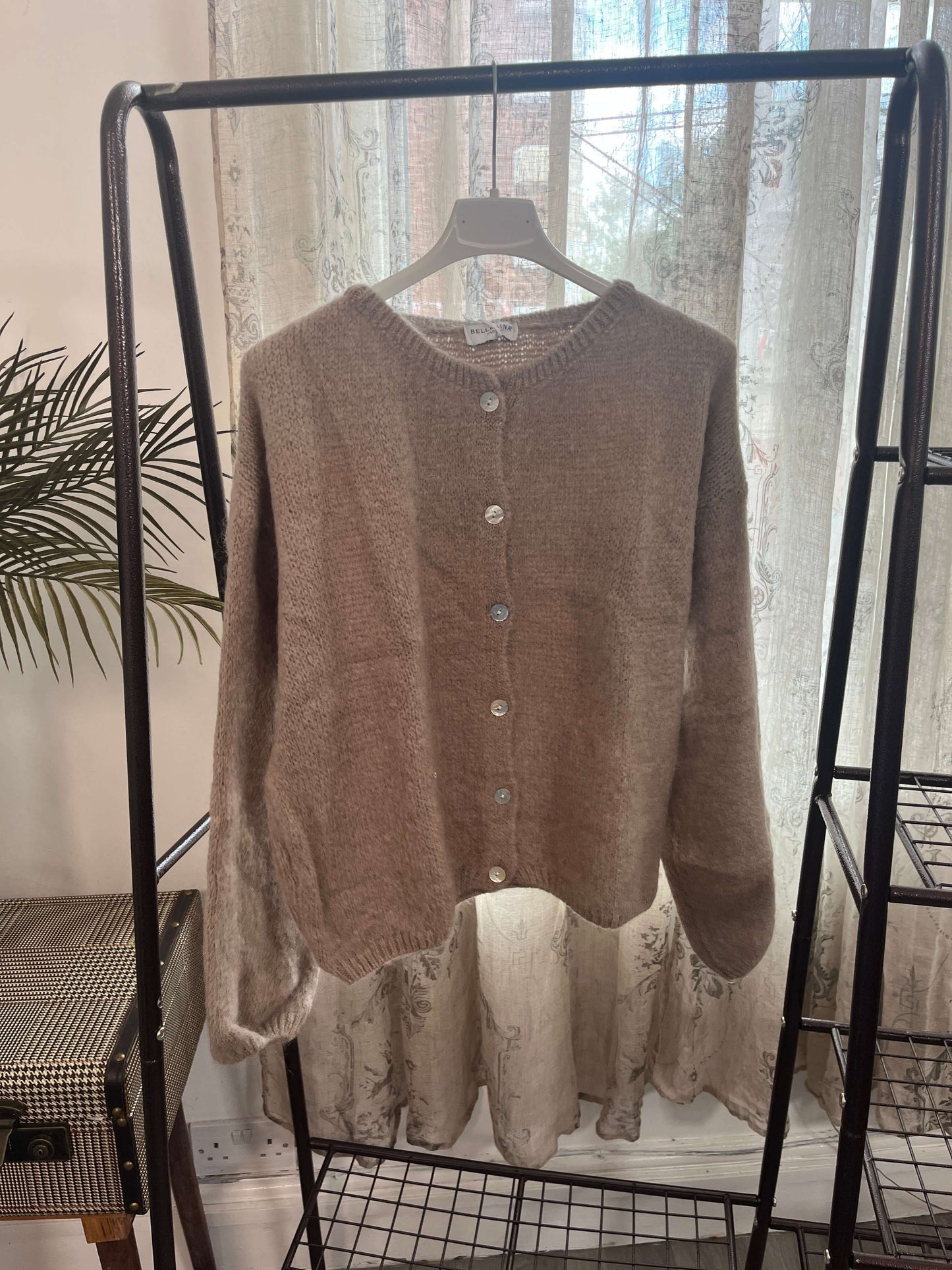 Trudi Long Sleeve Mohair Cardigan