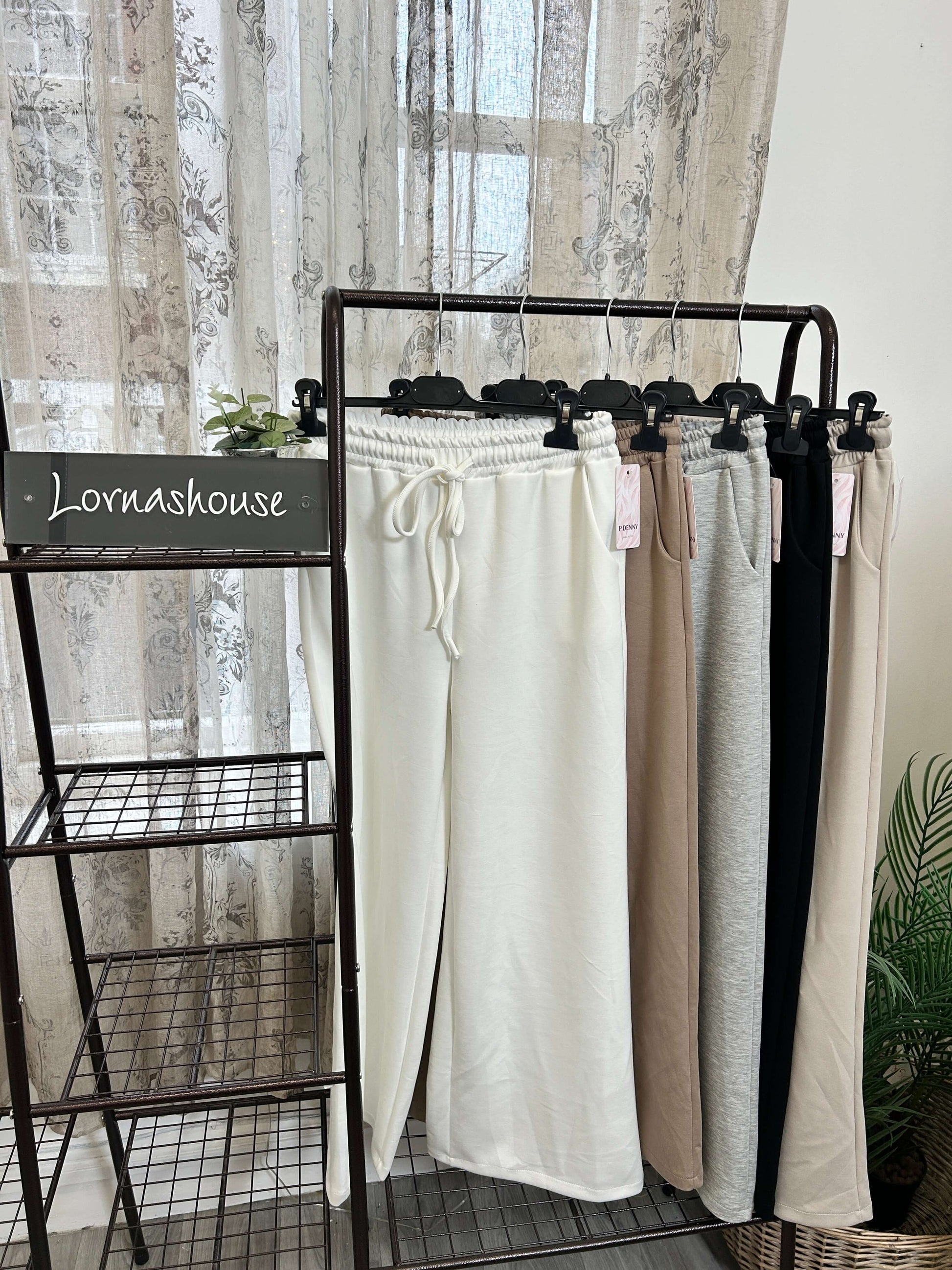 Luxuriously Soft Elegant Wide Leg Joggers