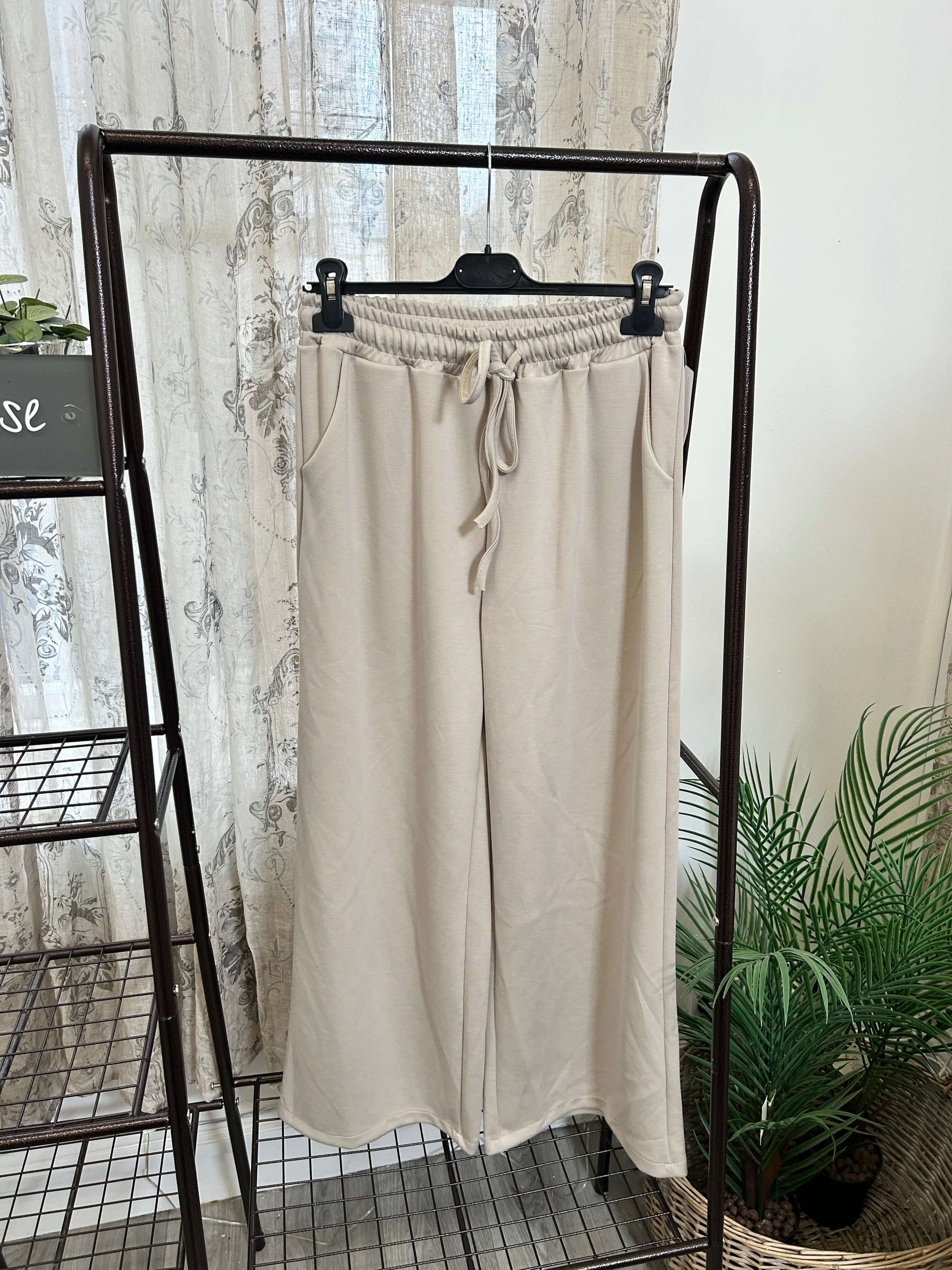 Luxuriously Soft Elegant Wide Leg Joggers