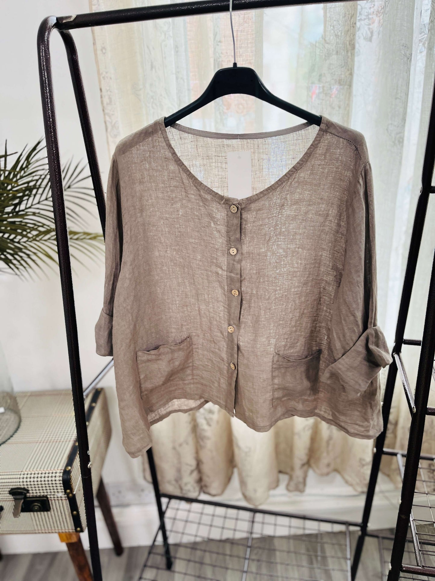 Heidi Linen Jacket